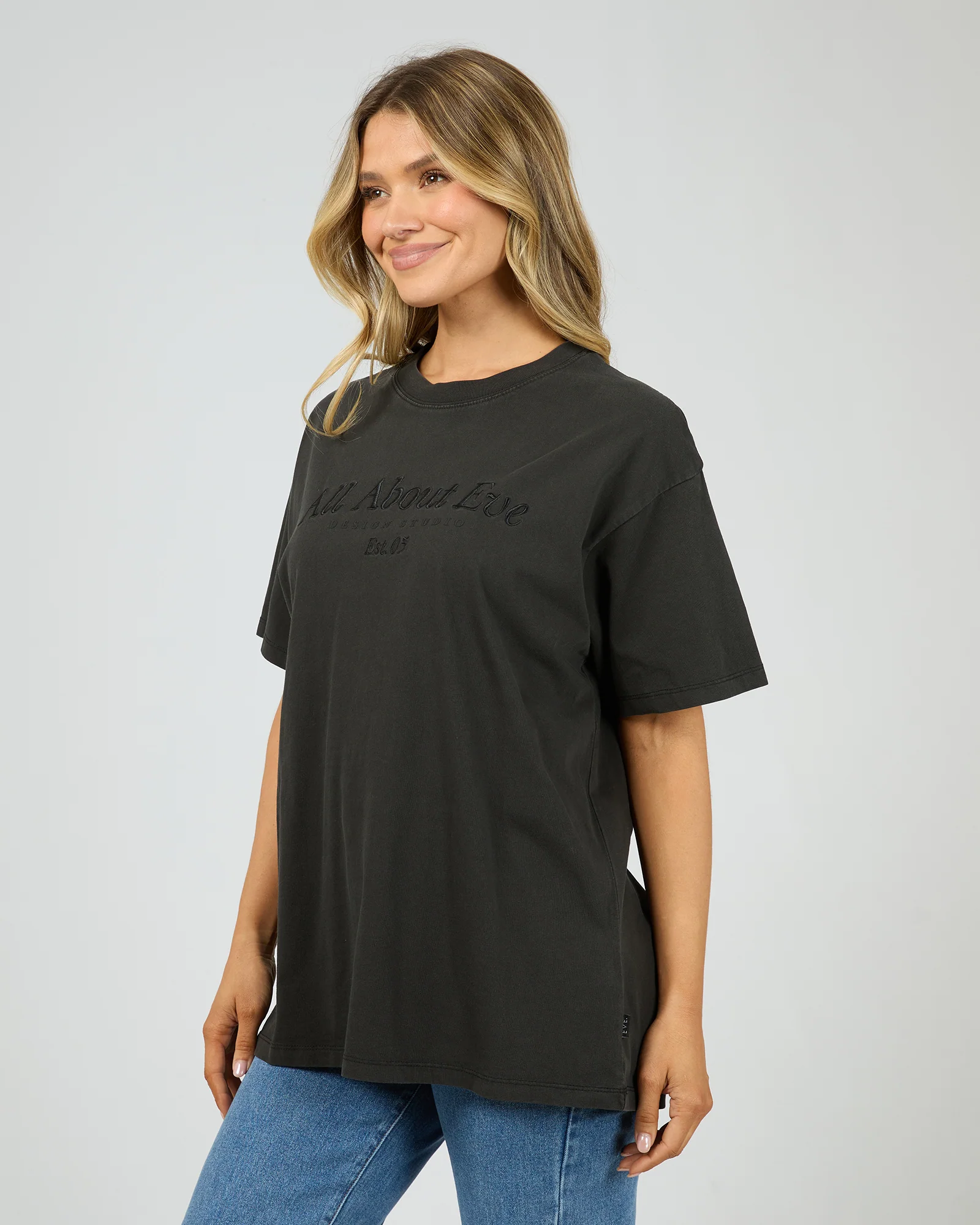 Aae Timeless Tee Washed Black - Image 5