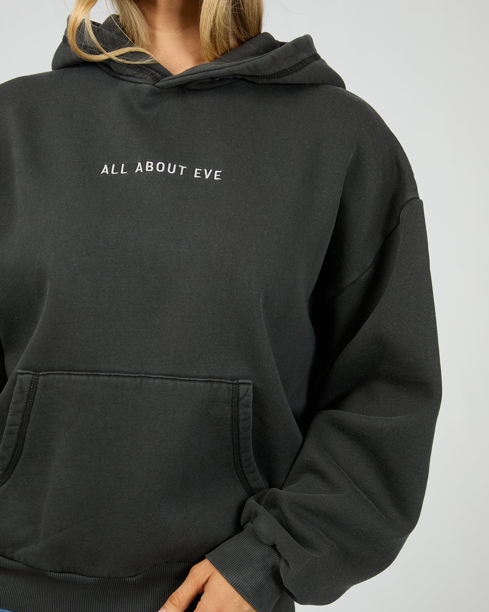 Aae Washed Box Hoodie Washed Black - Image 5