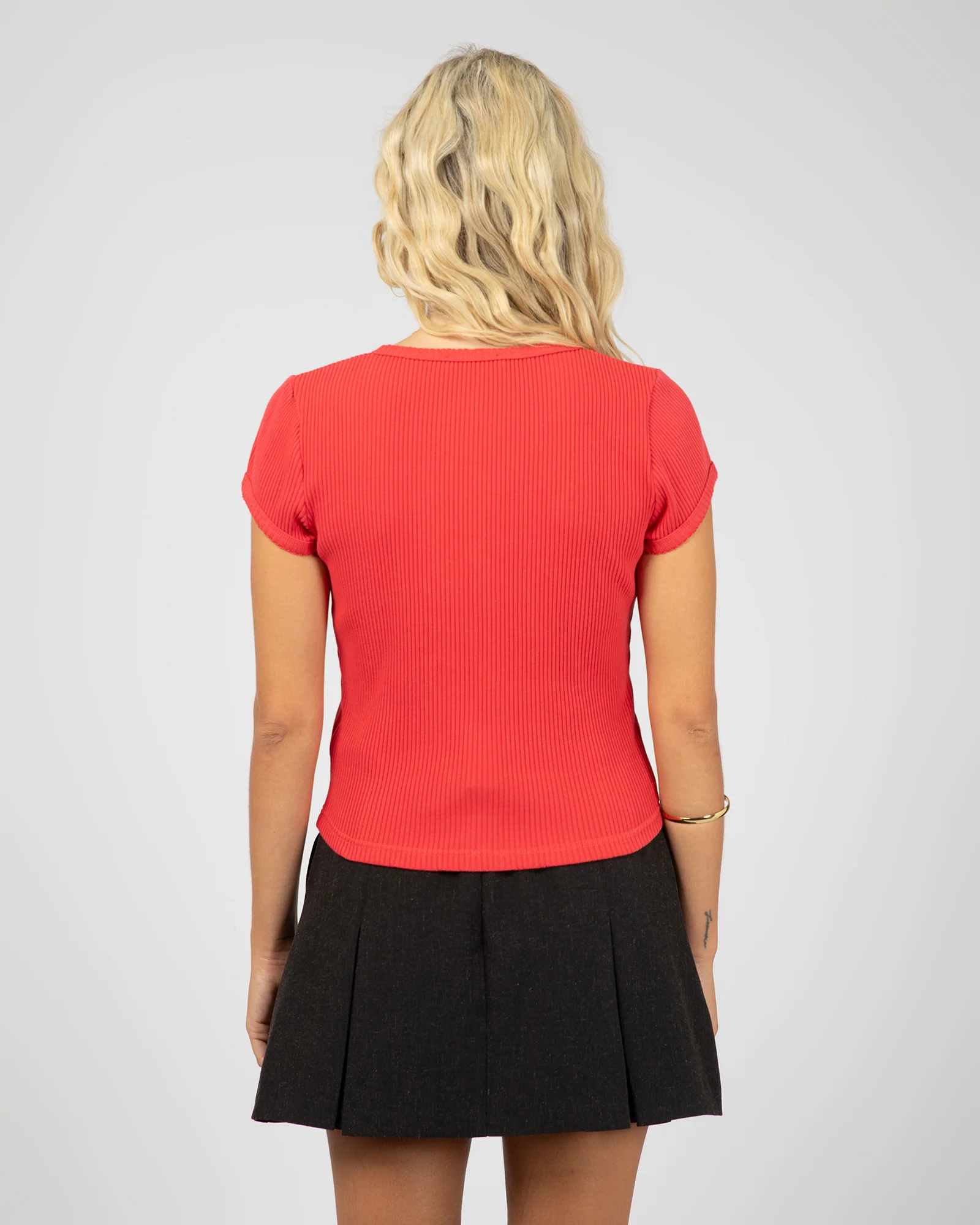 Bailey Knit Top Berry - Image 4