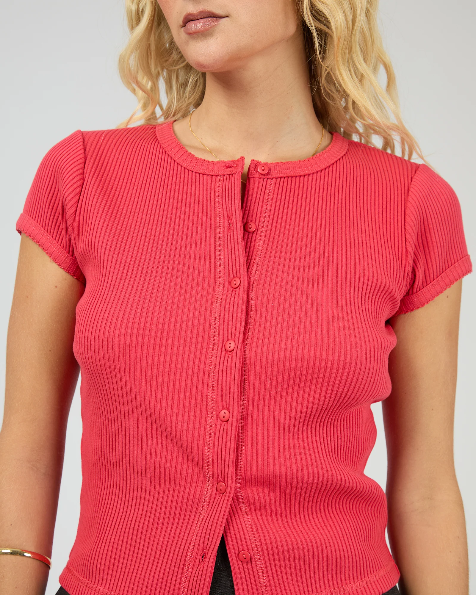 Bailey Knit Top Berry - Image 6