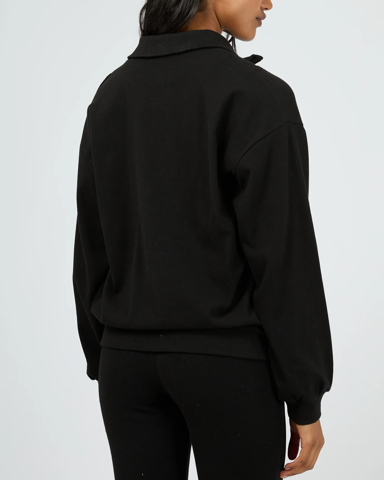 Balance 1/4 Zip Black - Image 3