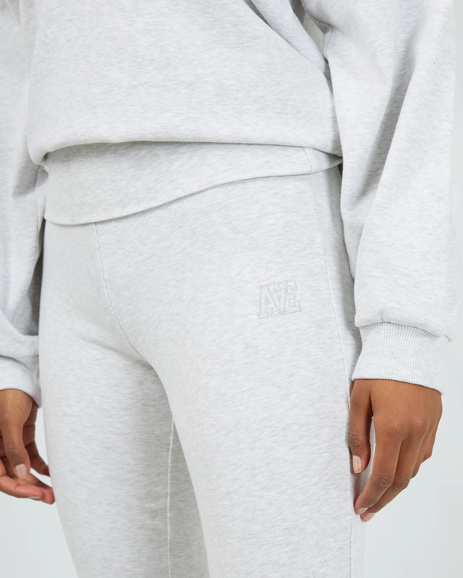 Balance Rollwaist Pant Snow Marle - Image 5