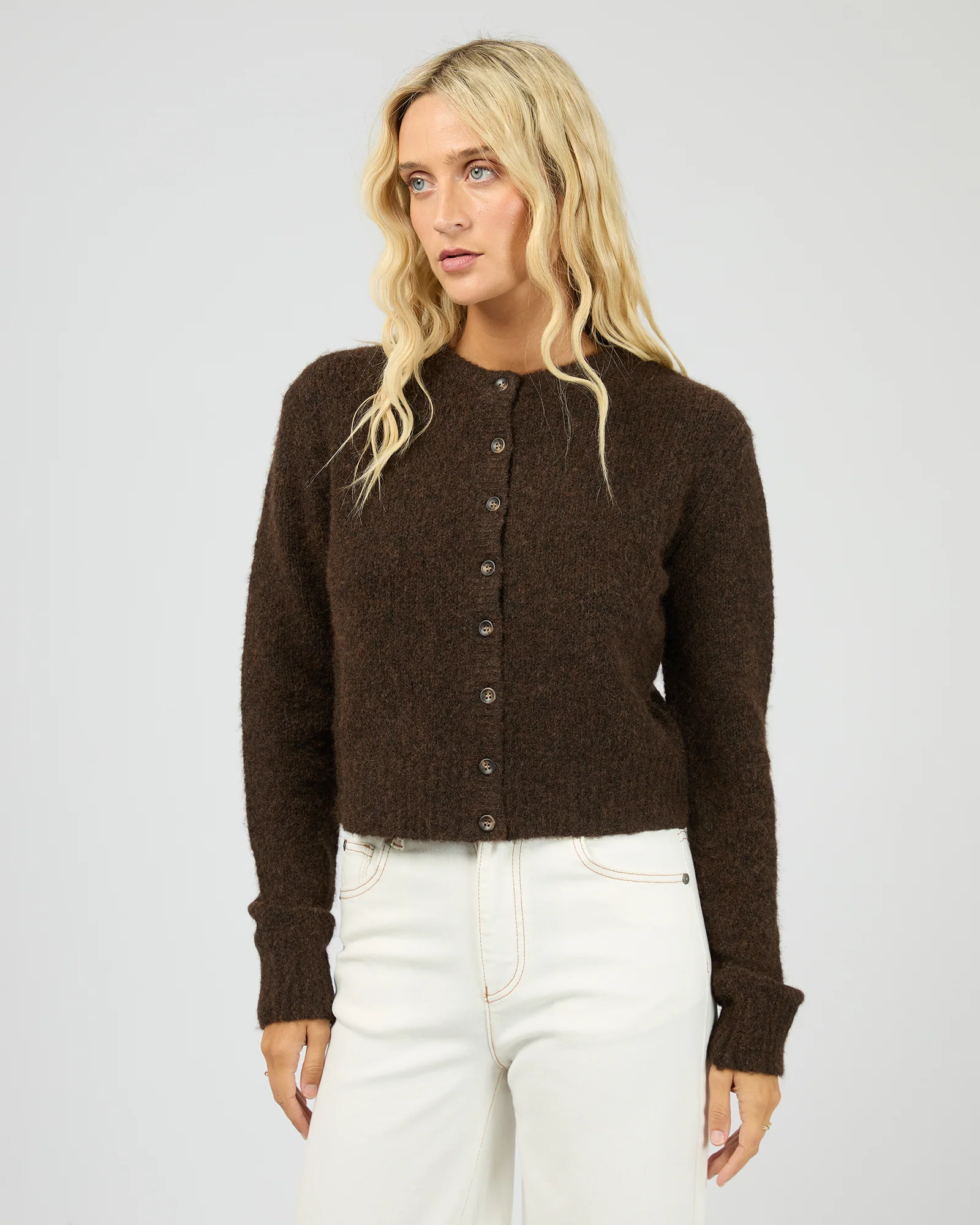 Bayside Cardigan Brown - Image 4