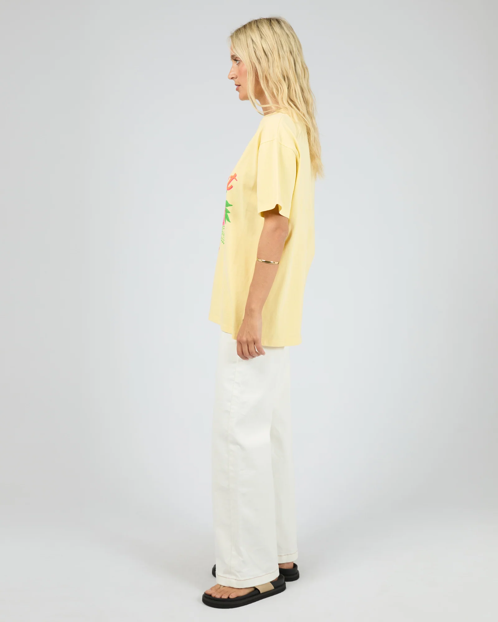 Berry Market Relaxed Tee Yellow - Image 6