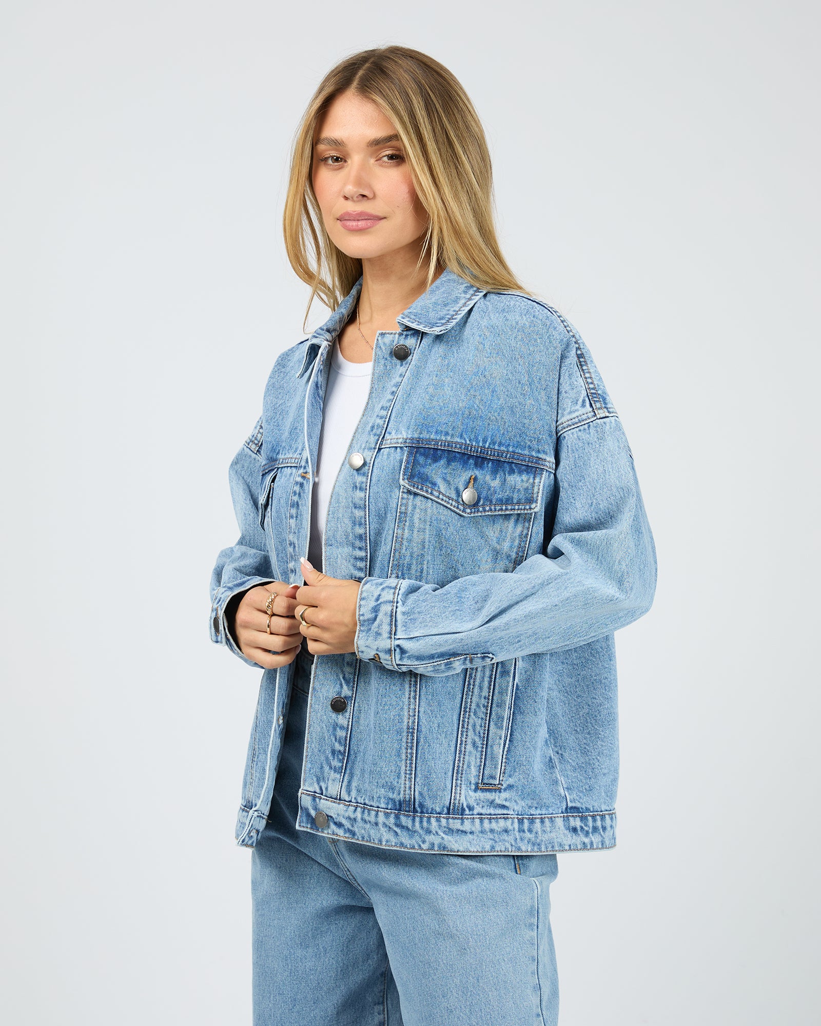 Blair Denim Jacket Light Blue - Image 4
