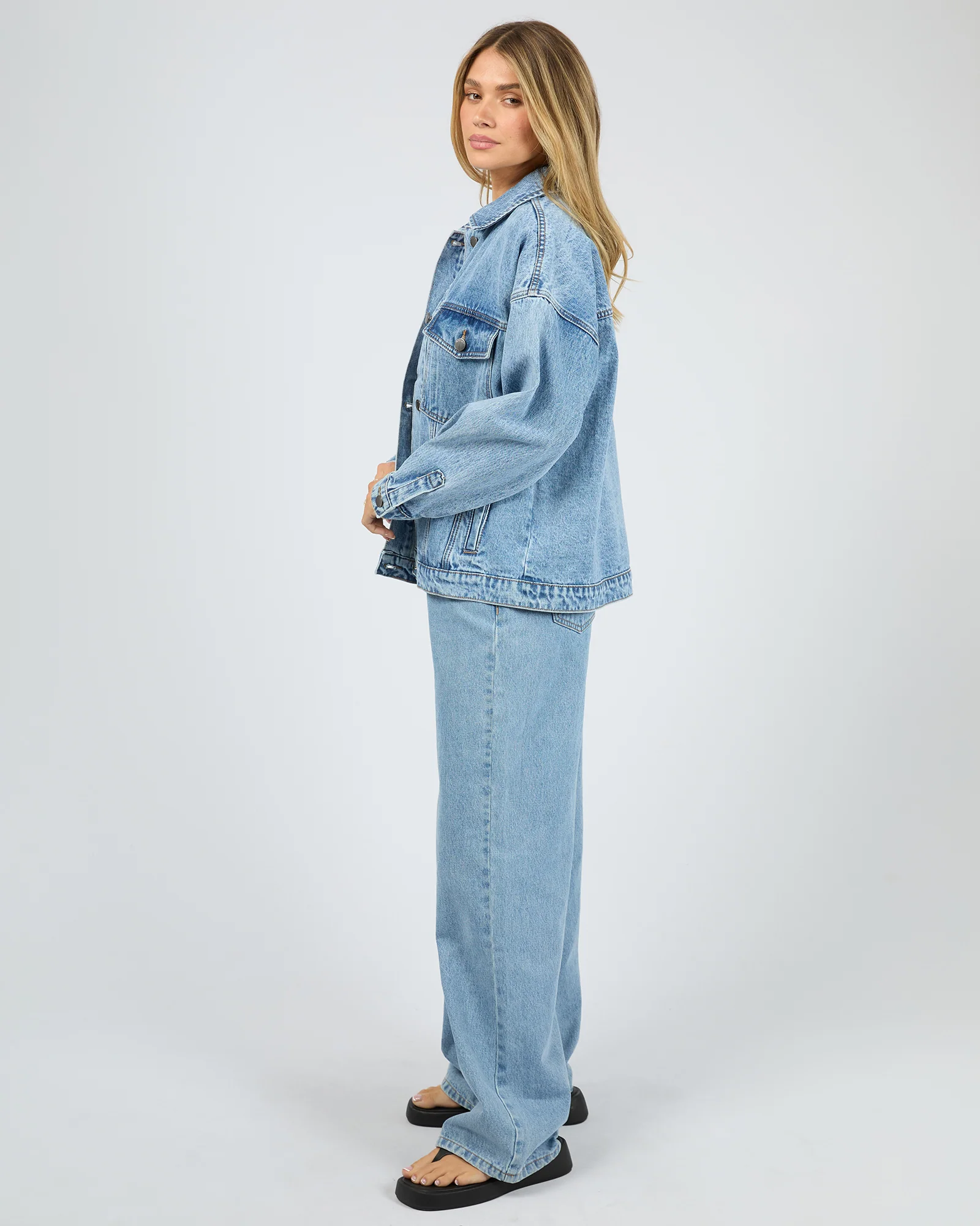 Blair Denim Jacket Light Blue - Image 6
