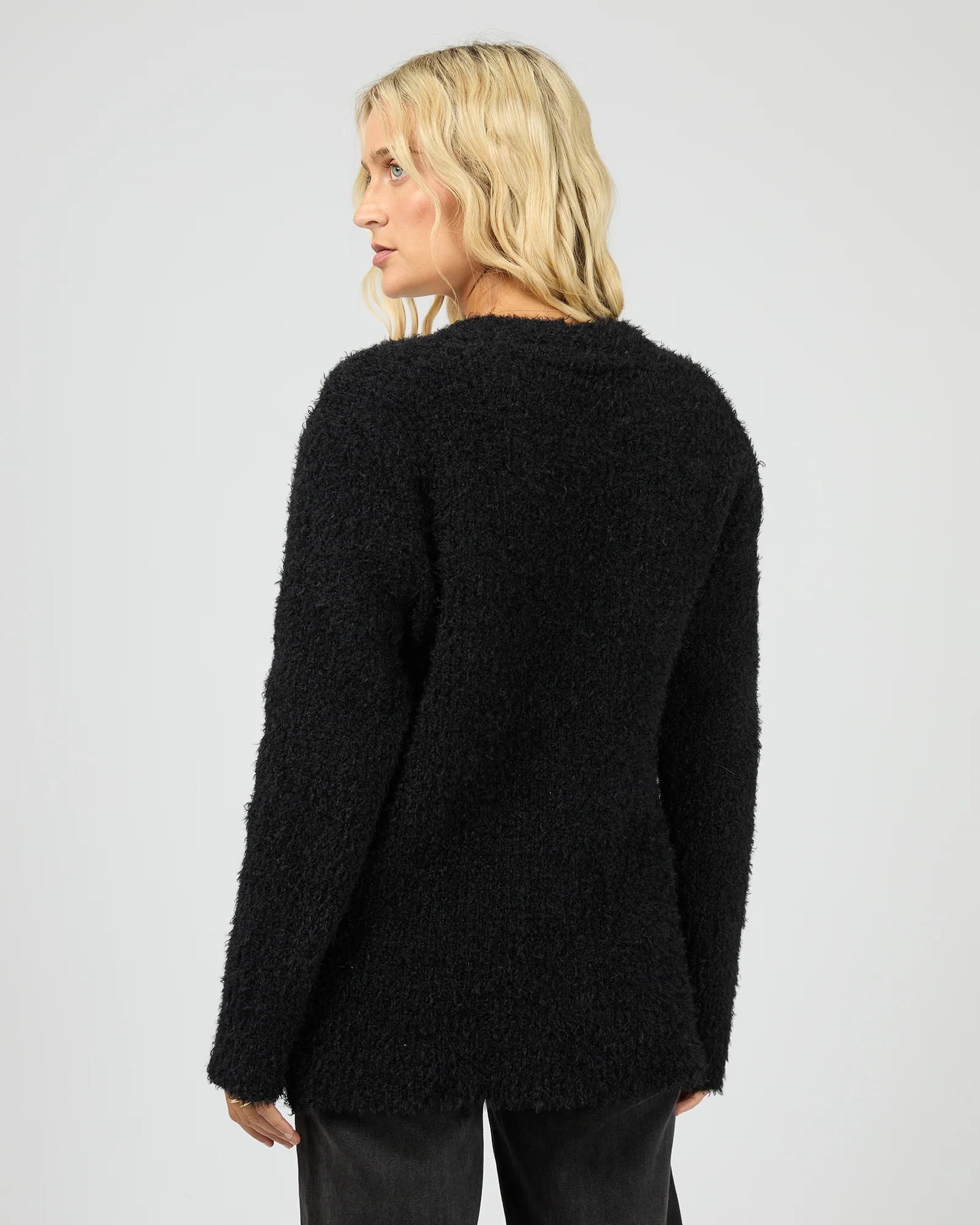 Blume Oversized Cardigan Black - Image 3