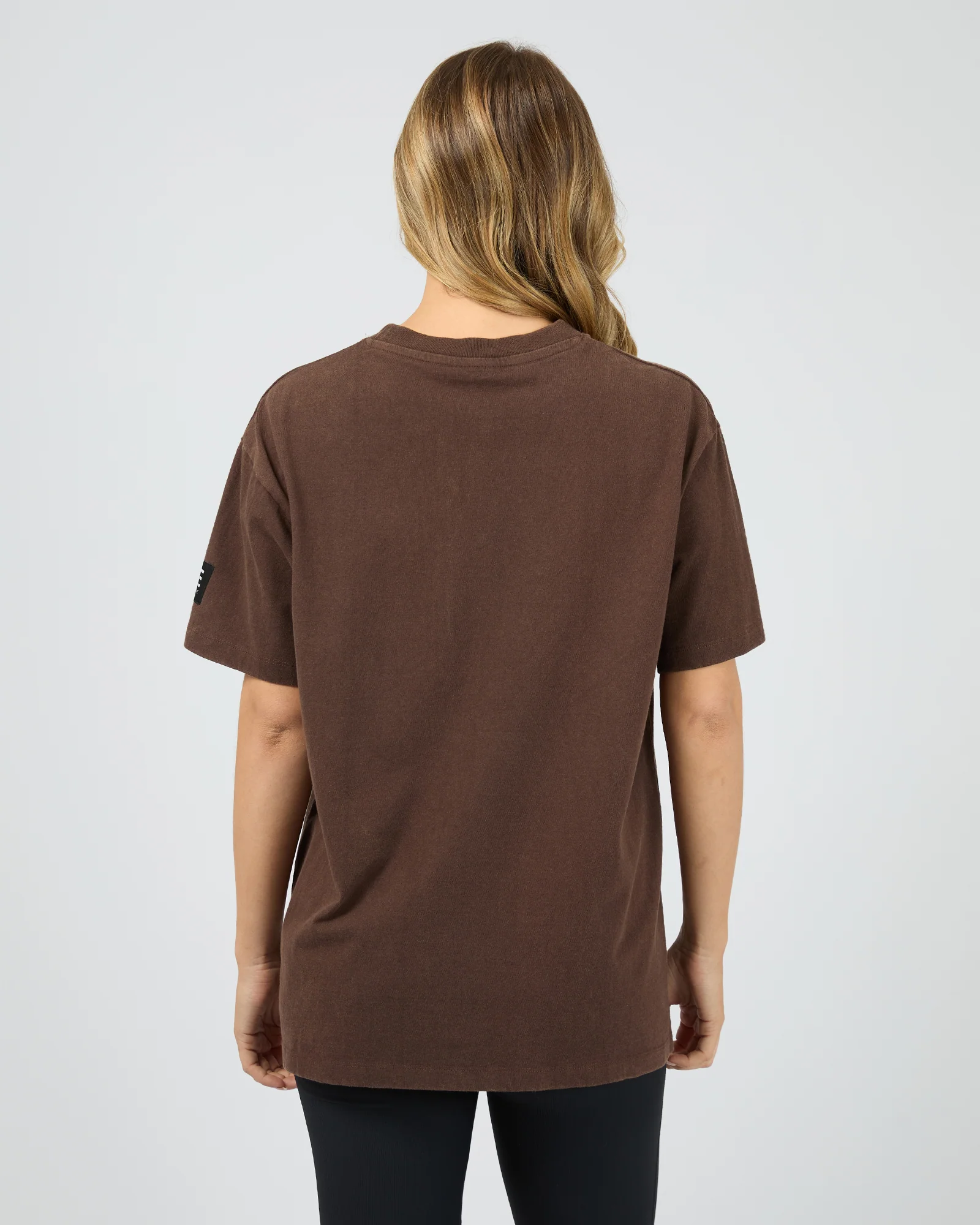 Centered Relaxed Tee Brown - Image 3