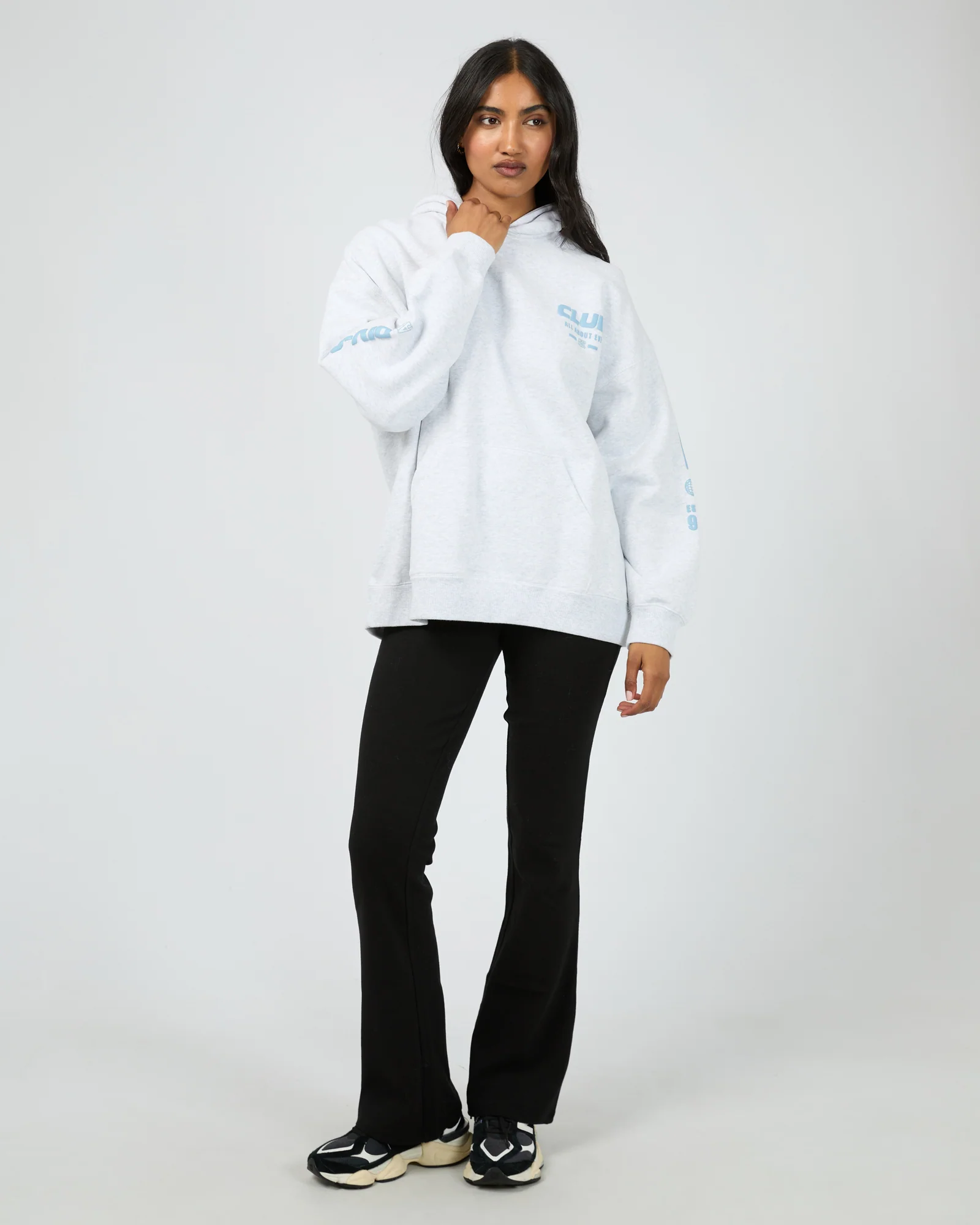 Club Relaxed Hoodie Snow Marle - Image 2