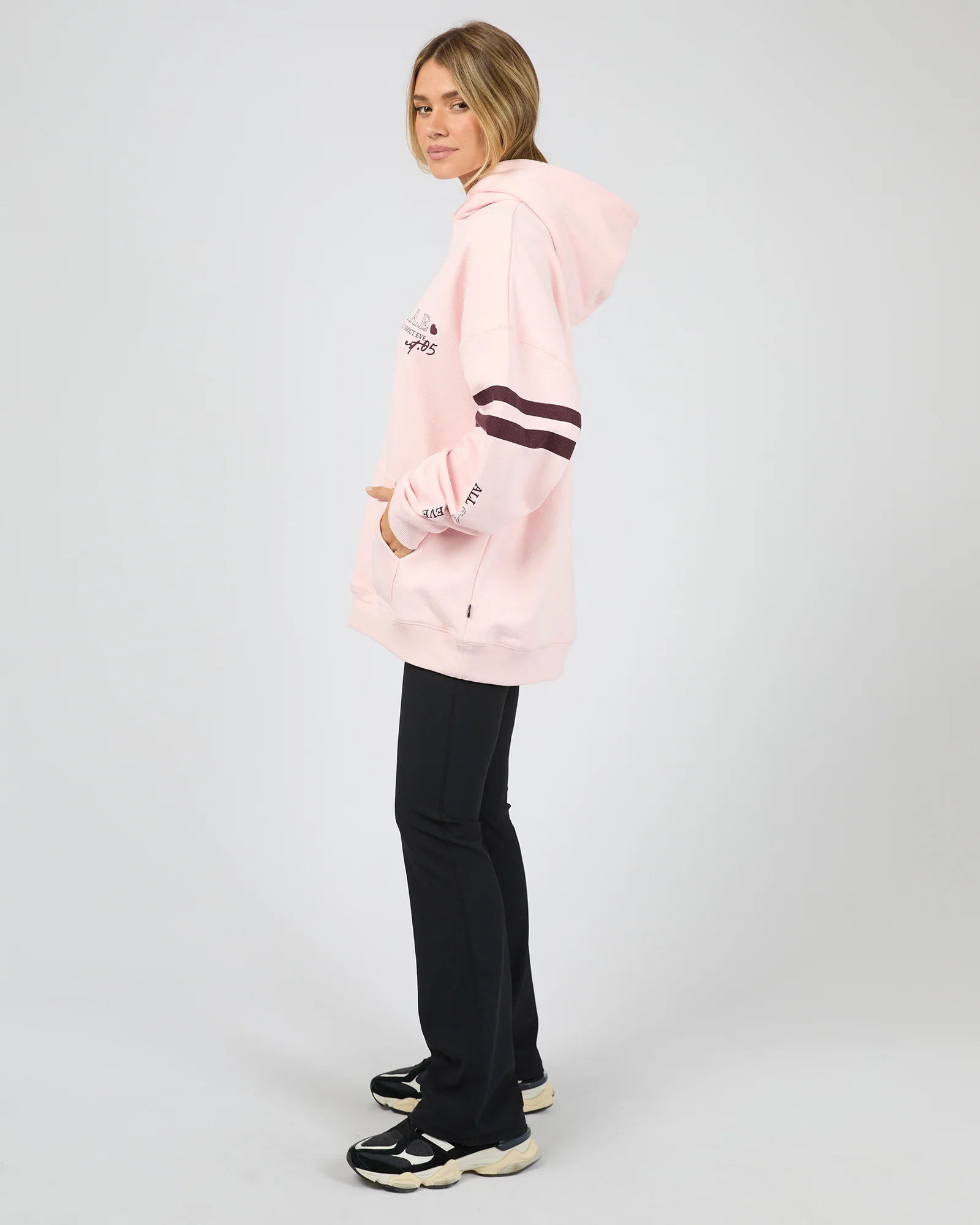 Conscious Relaxed Hoodie Pale Pink - Image 6