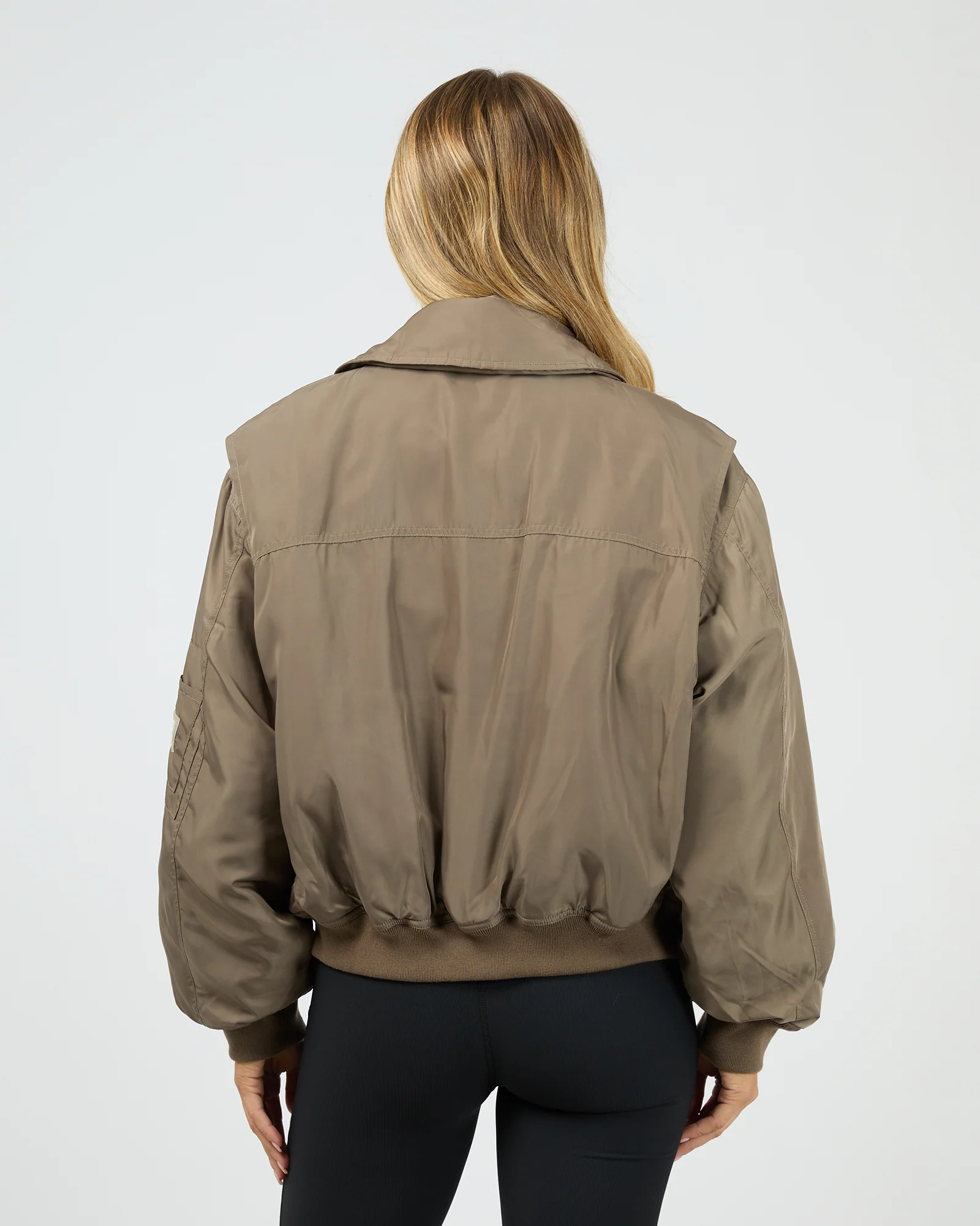 Active Luxe Bomber Mocha - Image 3