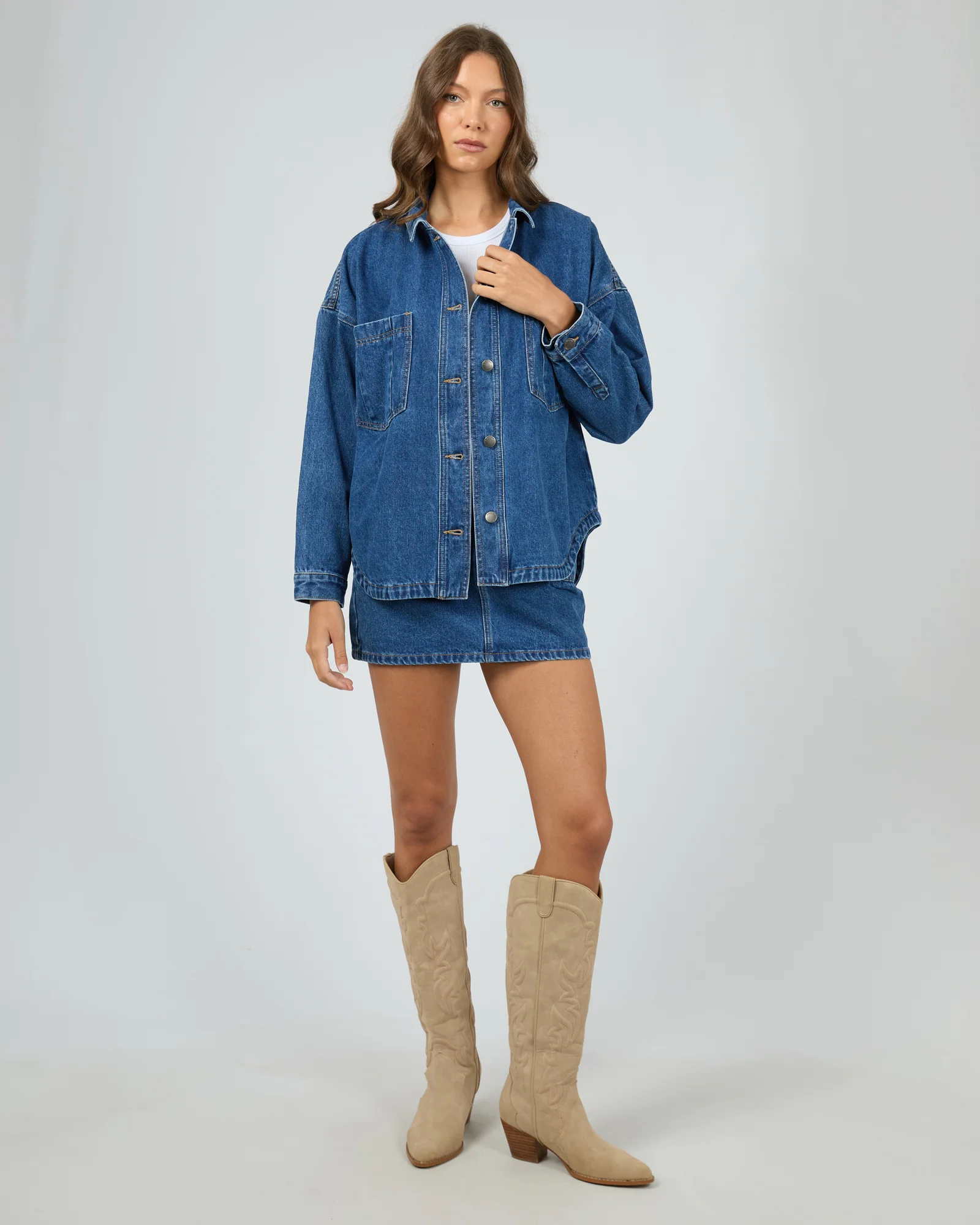 Dale Shacket Heritage Blue - Image 3