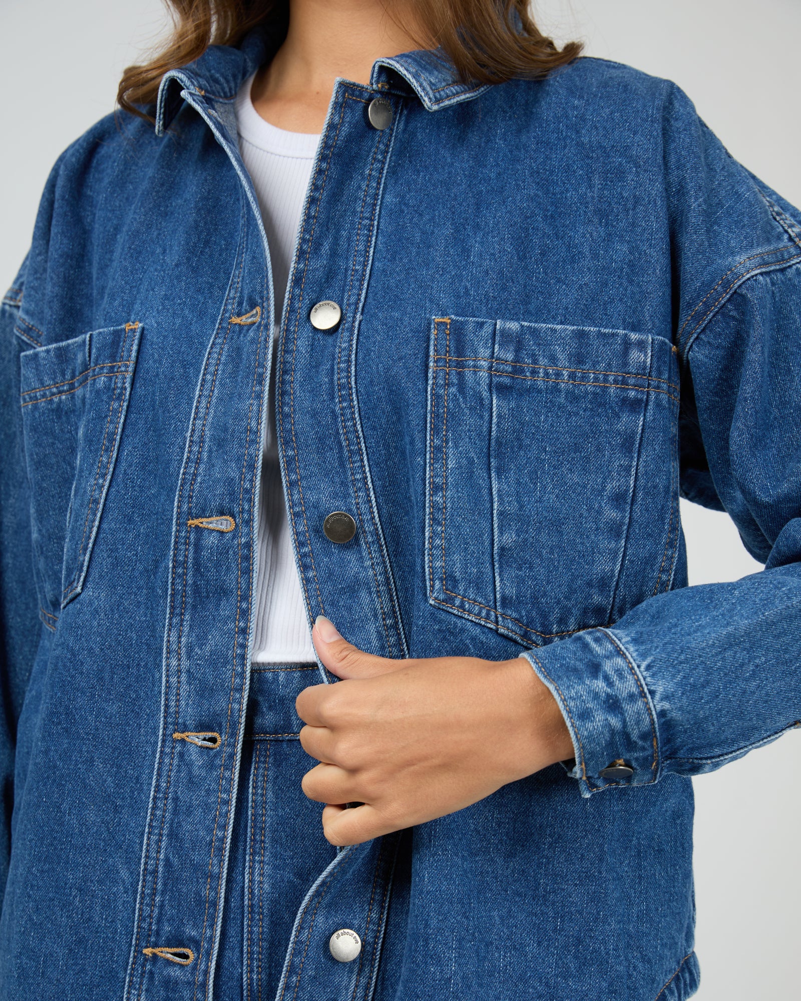 Dale Shacket Heritage Blue - Image 6