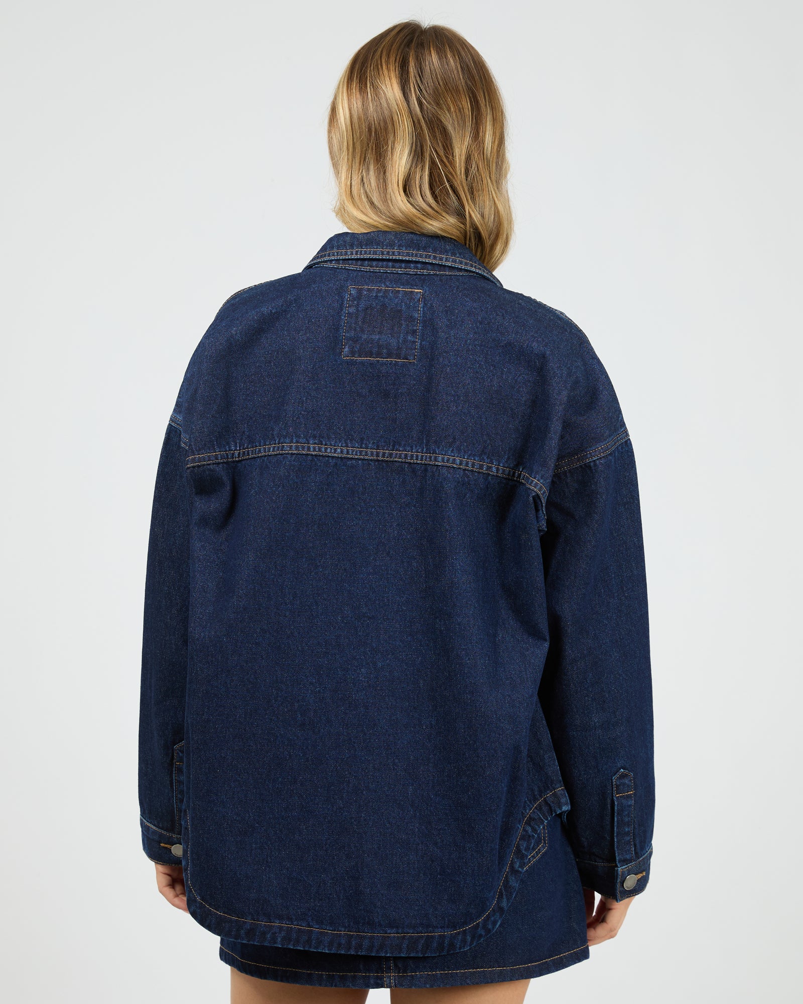Dale Shacket Indigo - Image 4