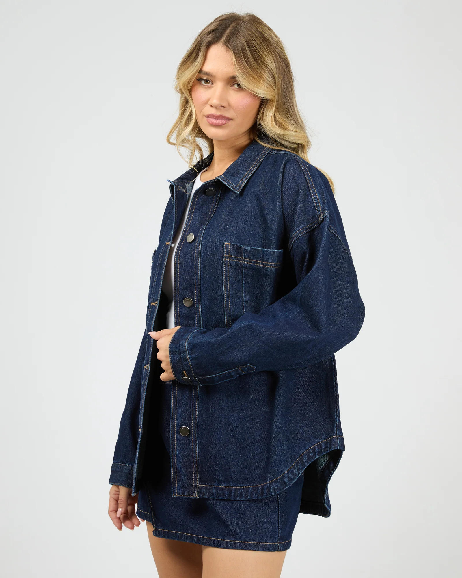 Dale Shacket Indigo - Image 5