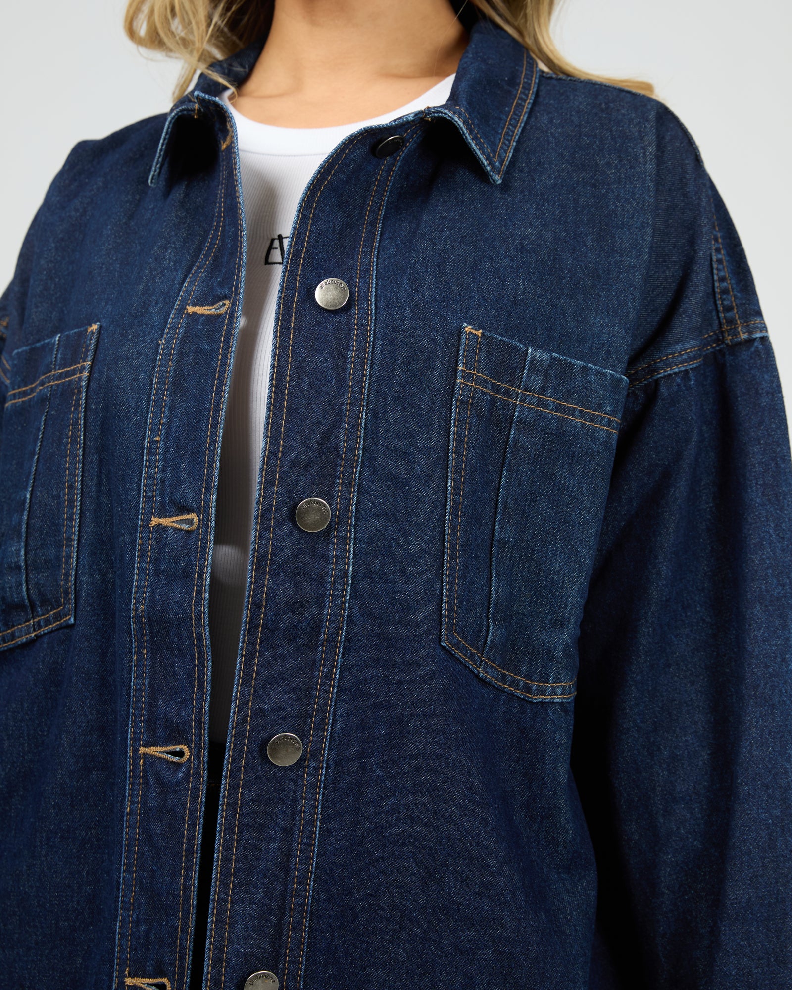 Dale Shacket Indigo - Image 6