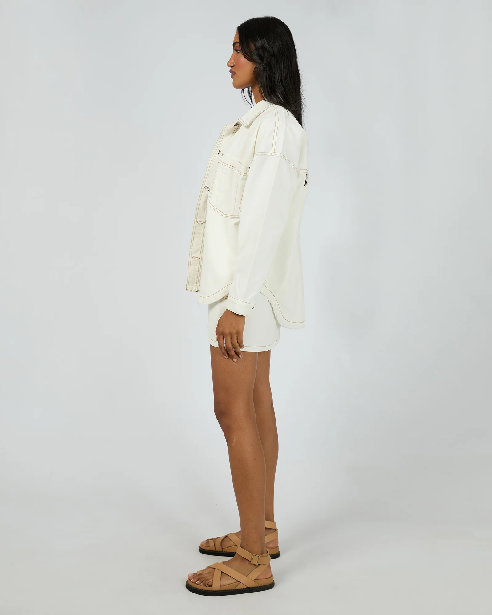 Dale Shacket Vintage White - Image 6