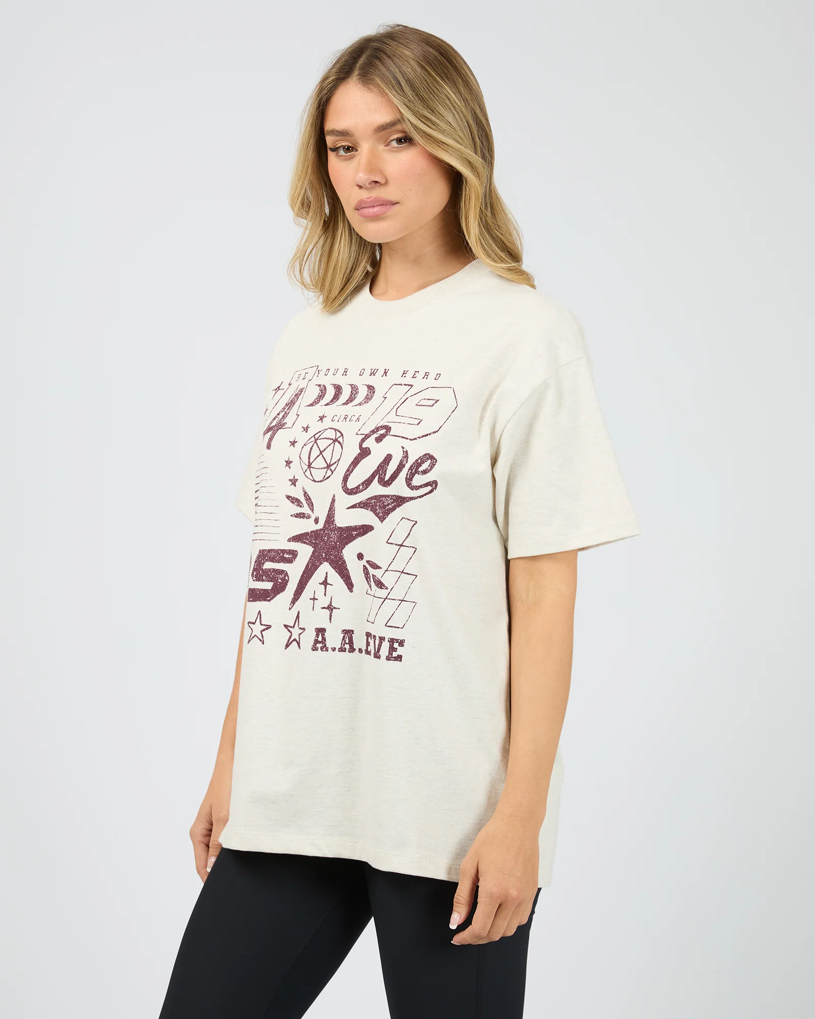 Destination Relaxed Tee Oat - Image 4