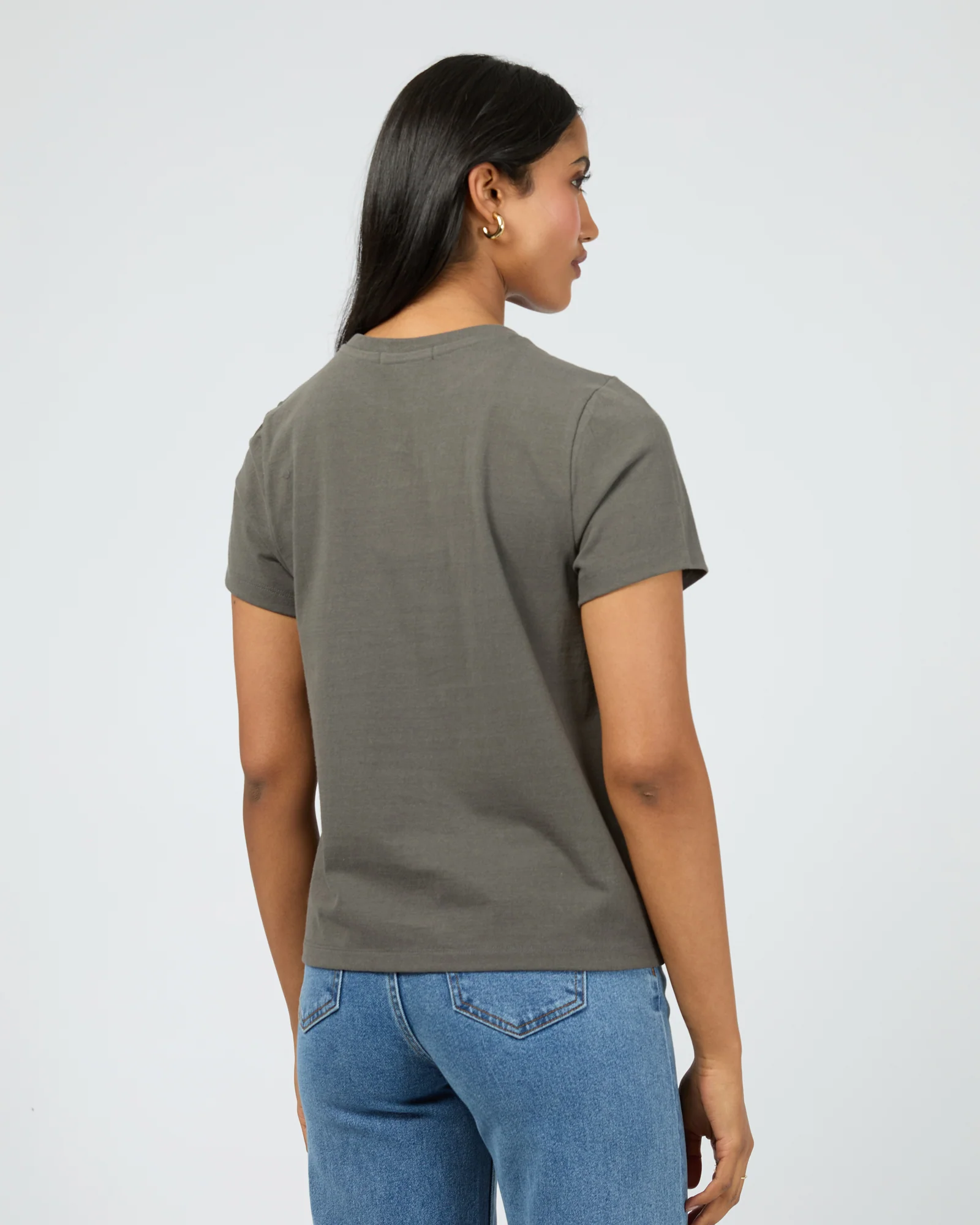 Dusk To Dawn Regular Tee Charcoal - Image 3