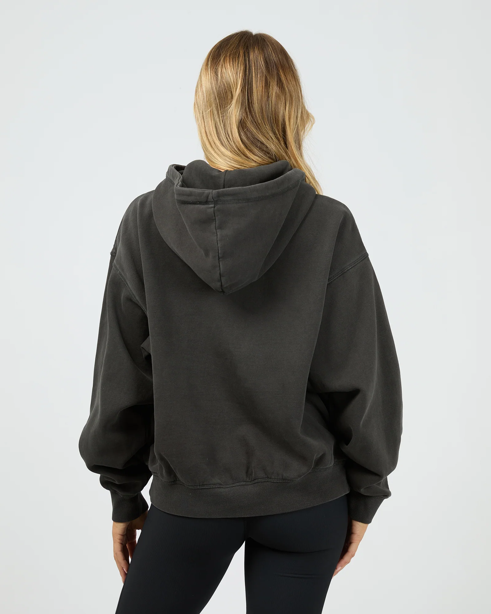 Eve Club House Box Hoodie Washed Black - Image 3