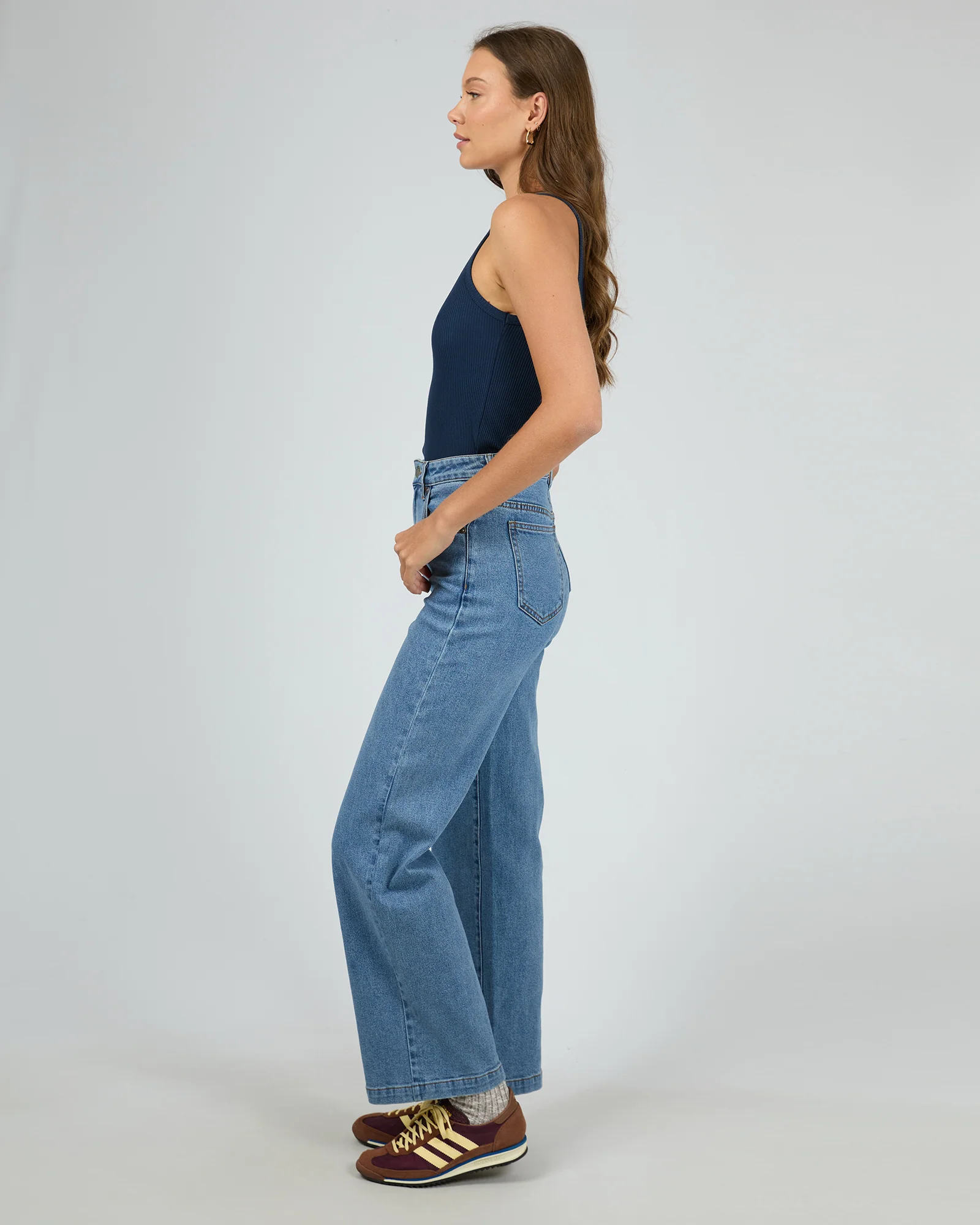 Eve Rib Baby Tank Navy - Image 6