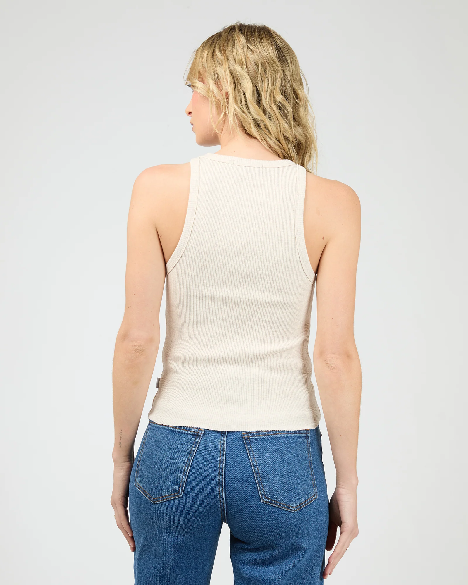 Eve Rib Baby Tank Oatmeal - Image 3