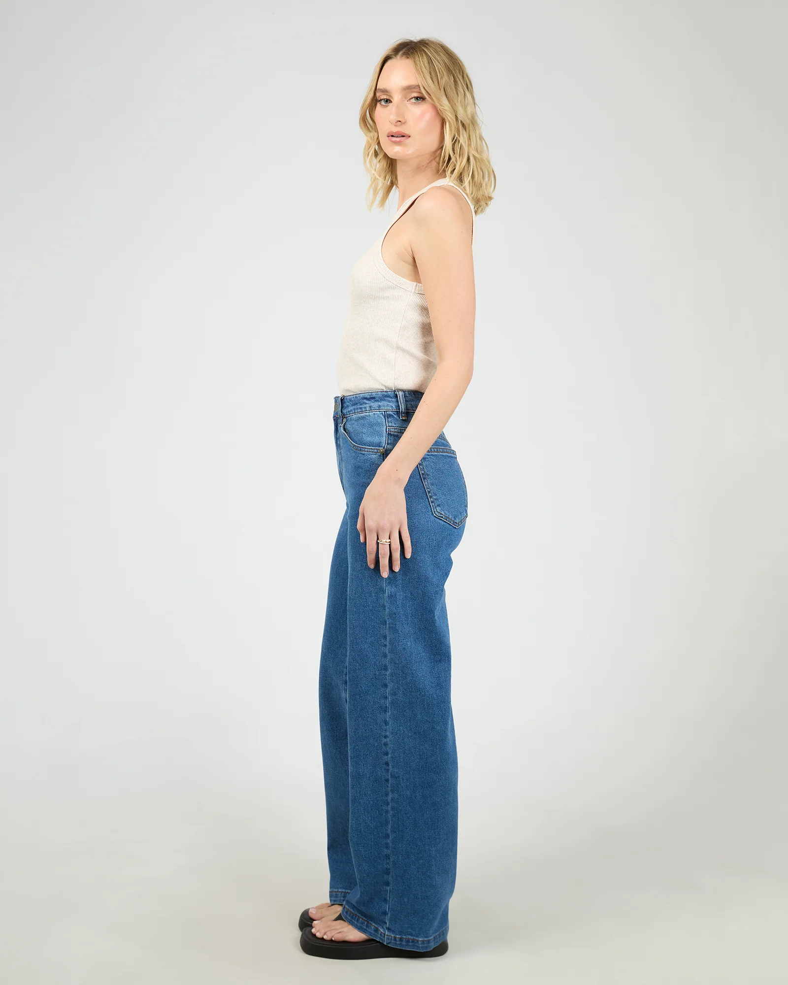 Eve Rib Baby Tank Oatmeal - Image 6