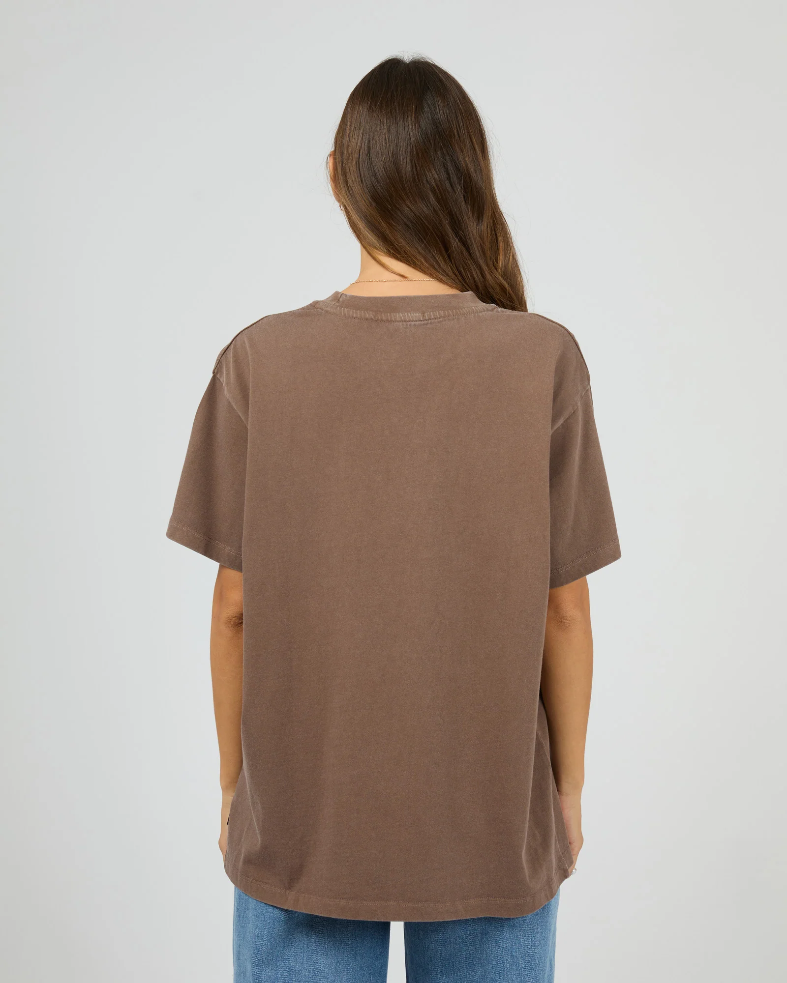 Fields Relaxed Tee Coffee - Image 3
