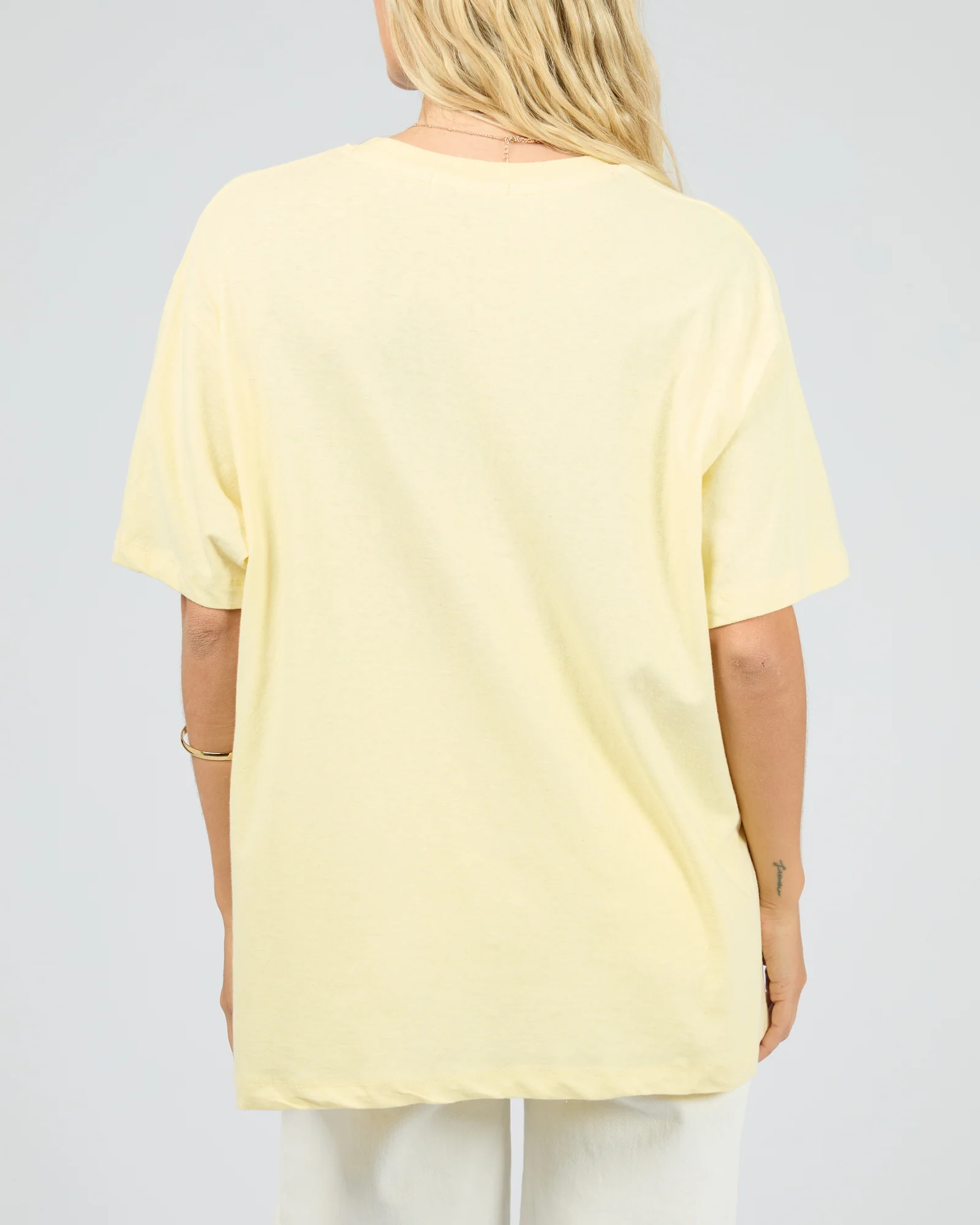Fiori Freschi Relaxed Tee Yellow - Image 3
