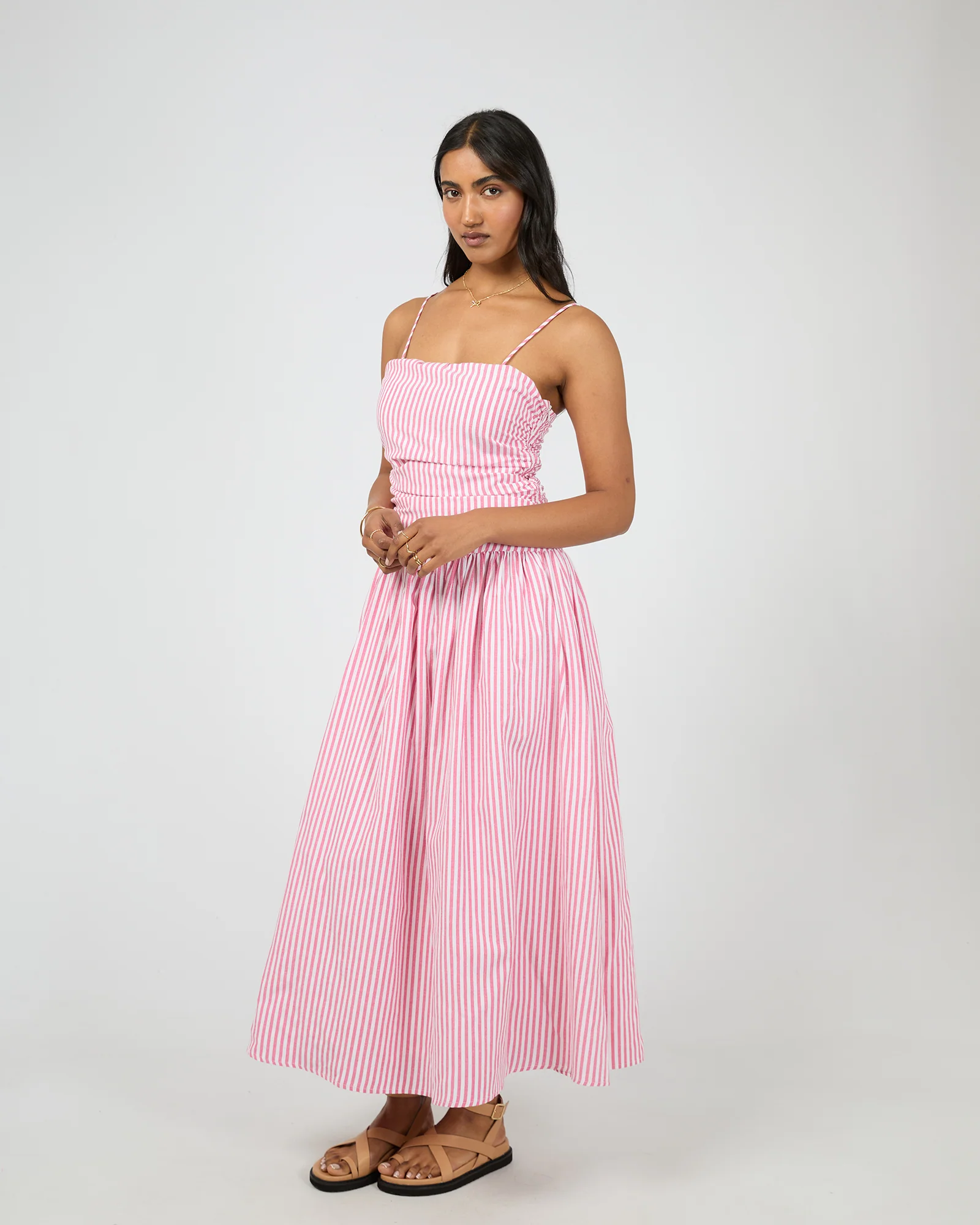 Franca Stripe Maxi Dress Stripe - Image 4