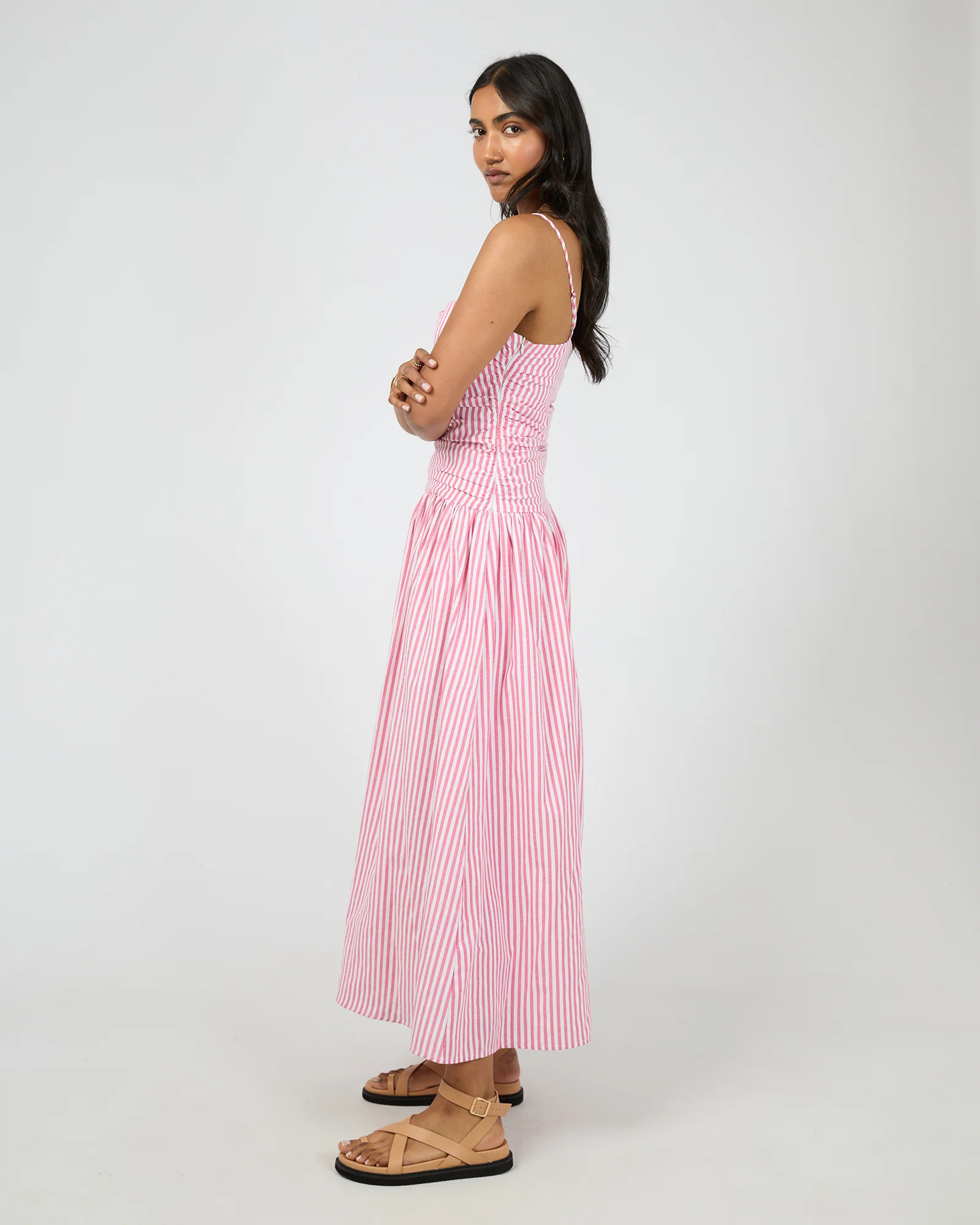 Franca Stripe Maxi Dress Stripe - Image 6