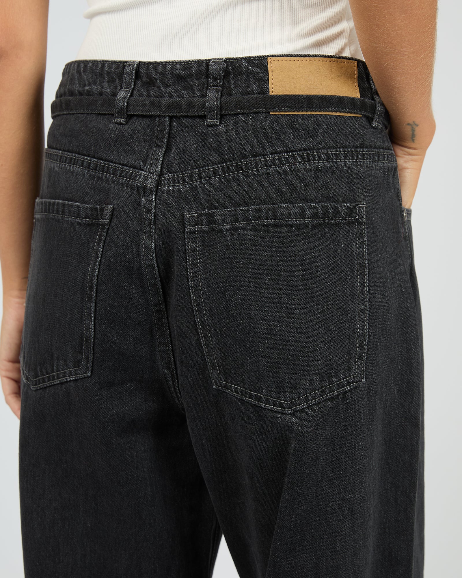 Gia High Rise Baggy Coal - Image 4