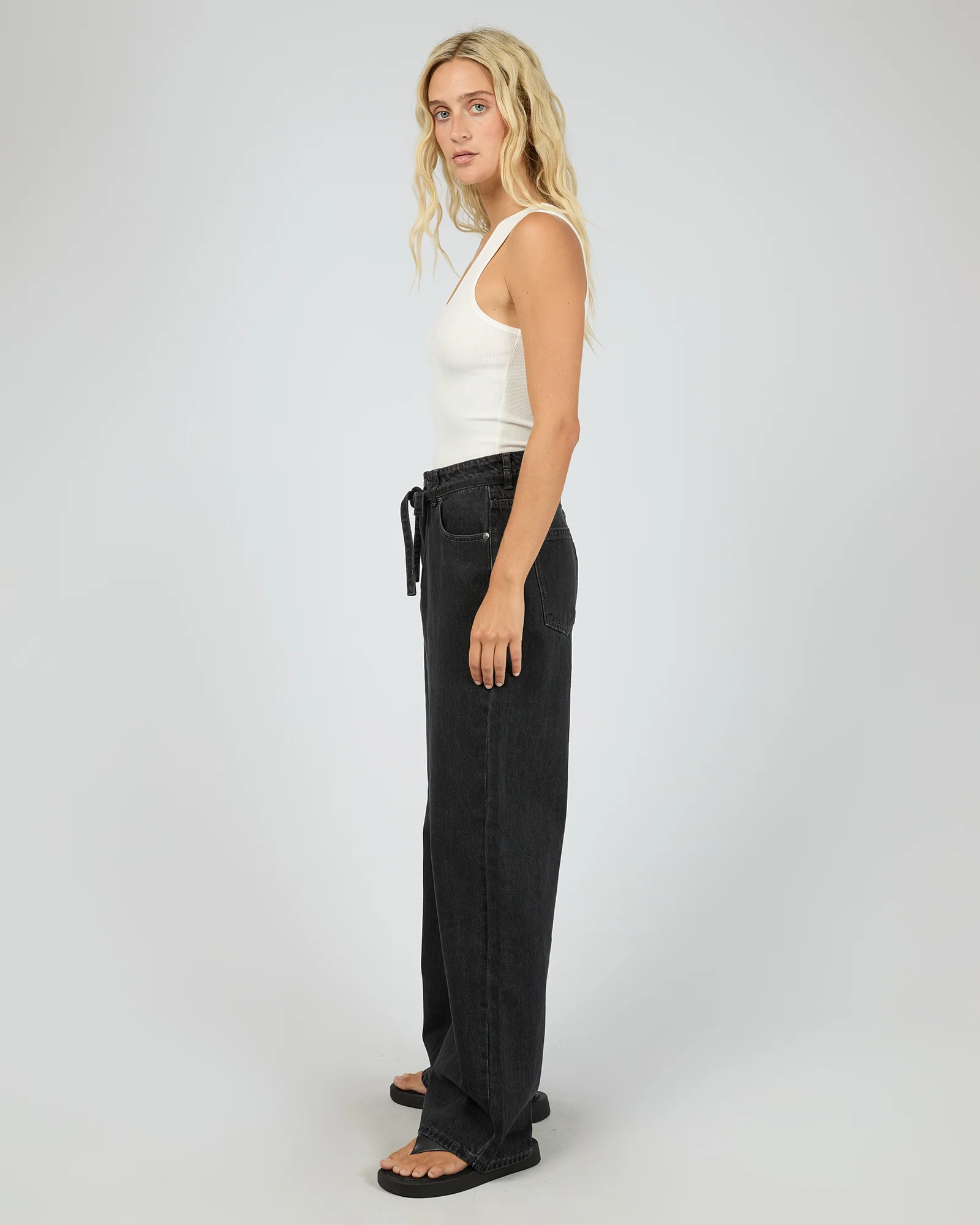 Gia High Rise Baggy Coal - Image 7
