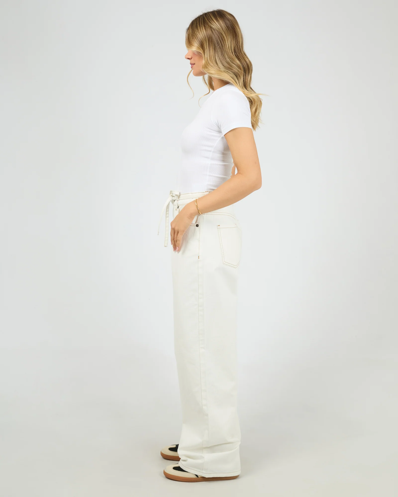 Gia High Rise Baggy Vintage White - Image 6