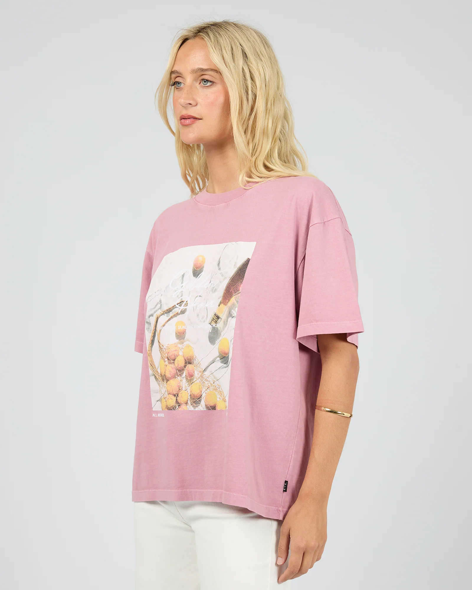 Golden Hour Box Tee Quartz Pink - Image 4