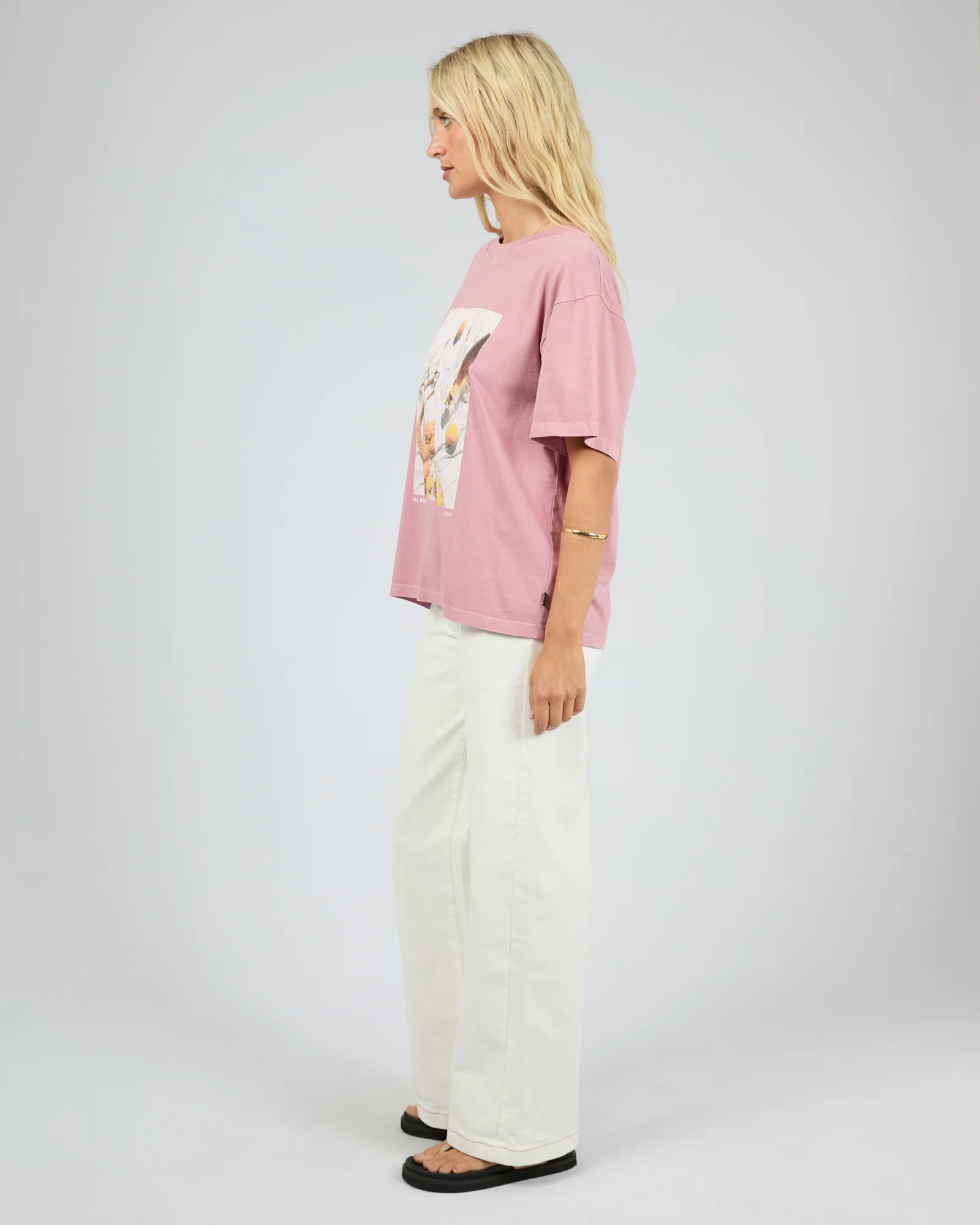 Golden Hour Box Tee Quartz Pink - Image 6