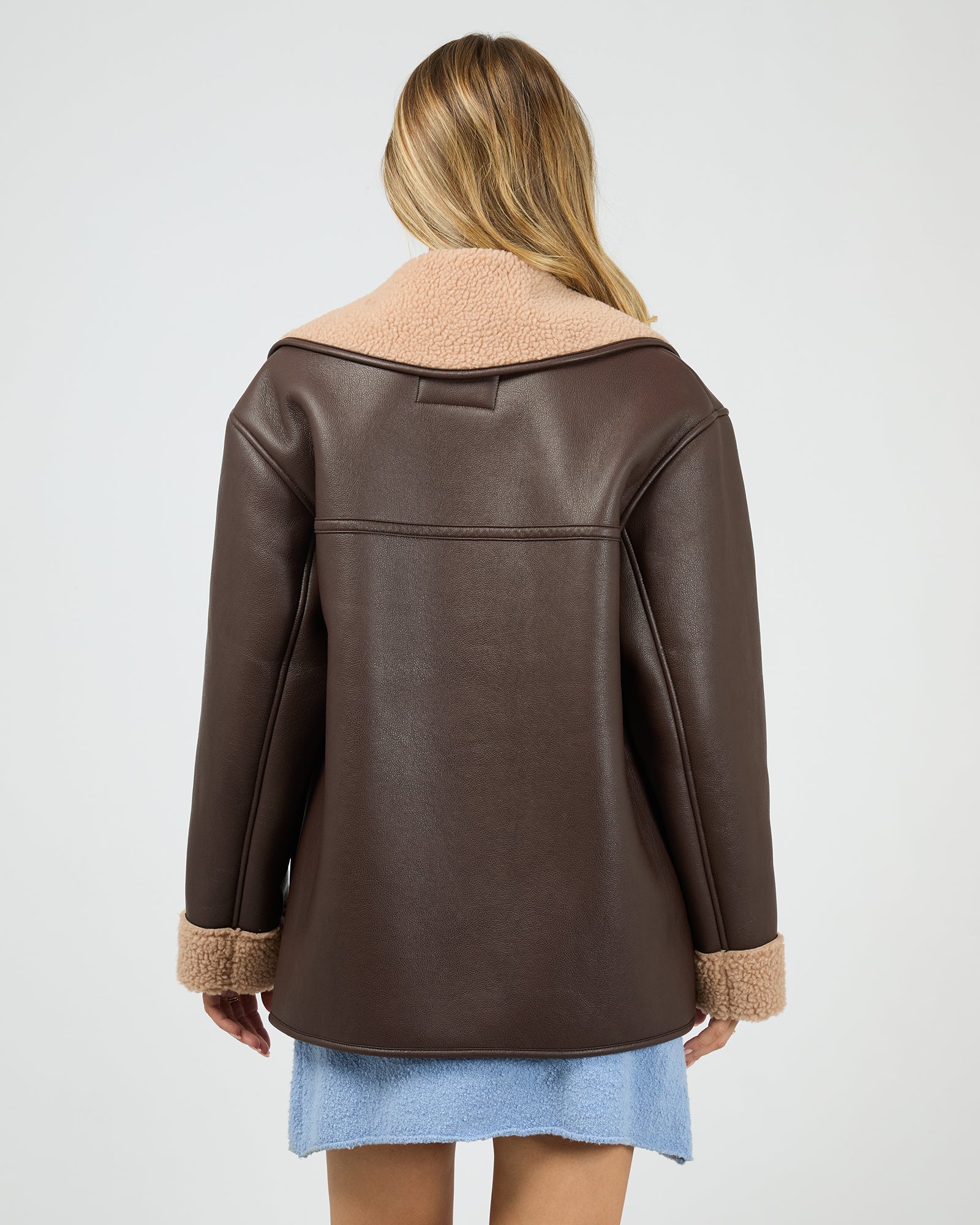 Hendrix Coat Brown - Image 3