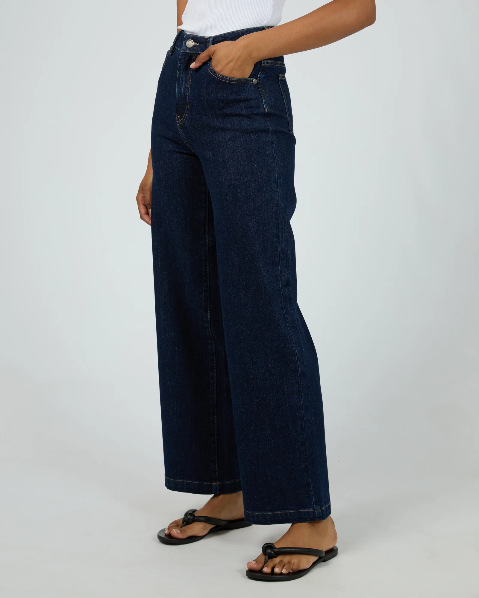 Jacqui Wide Leg Indigo - Image 4