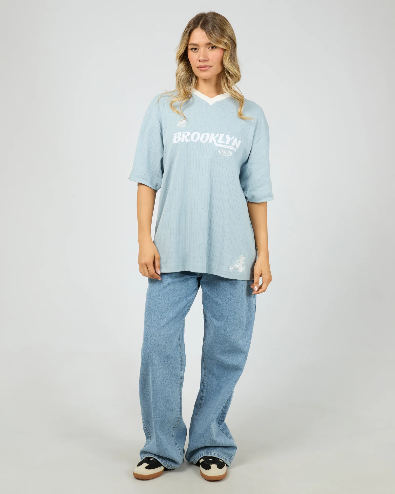 Kings Oversized Tee Storm Blue - Image 3