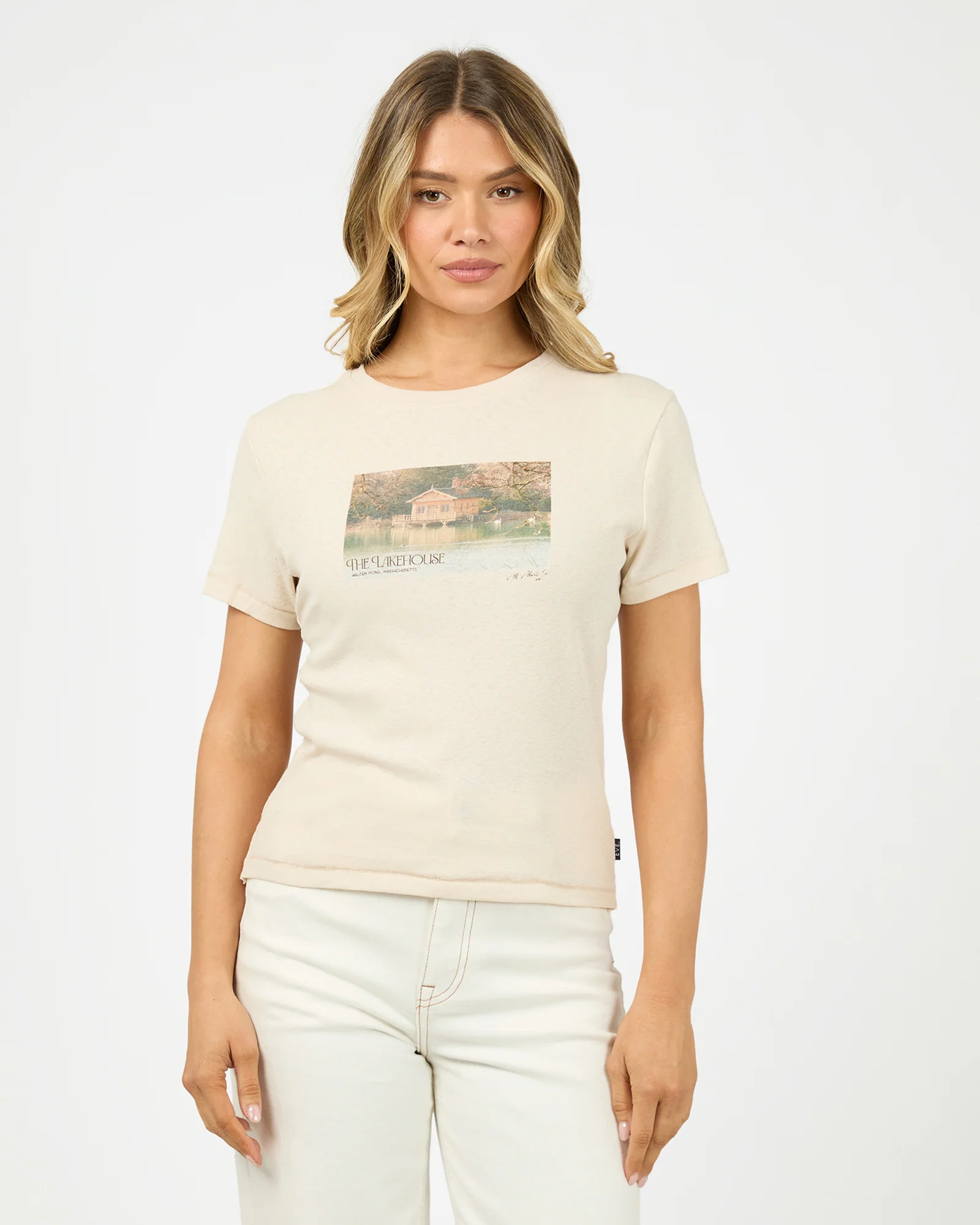 Lakehouse Baby Tee Vanilla