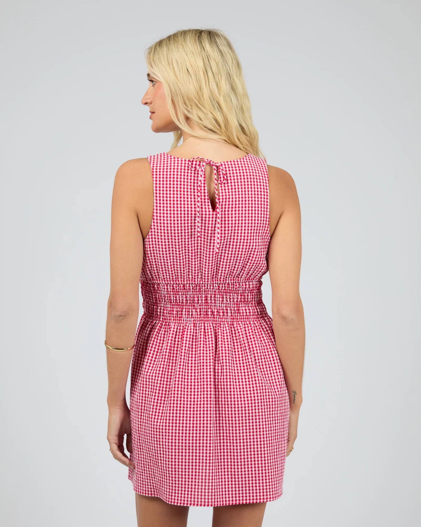 Lani Mini Dress Check - Image 3
