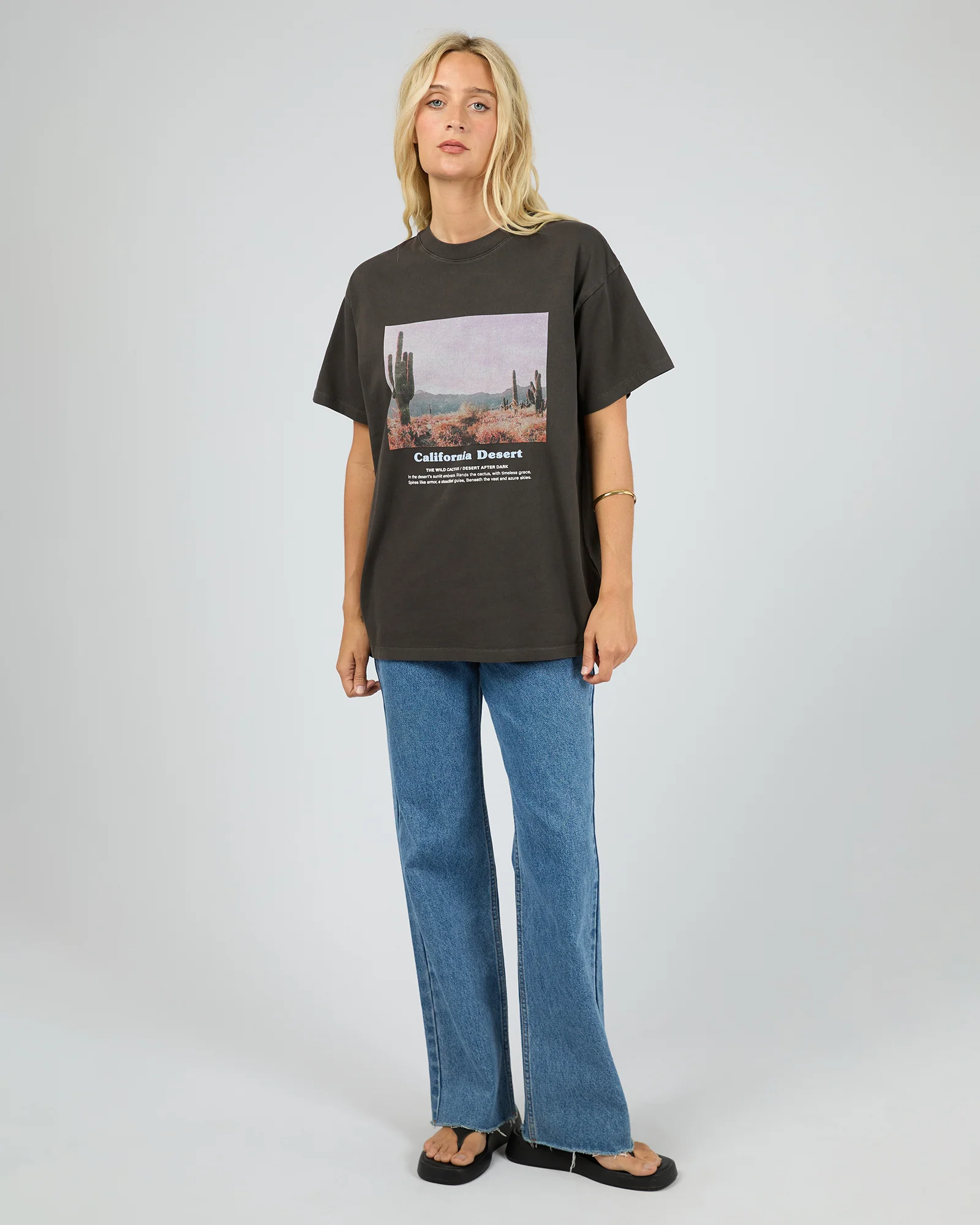 Liberty Road Relaxed Tee Washed Black - Image 2