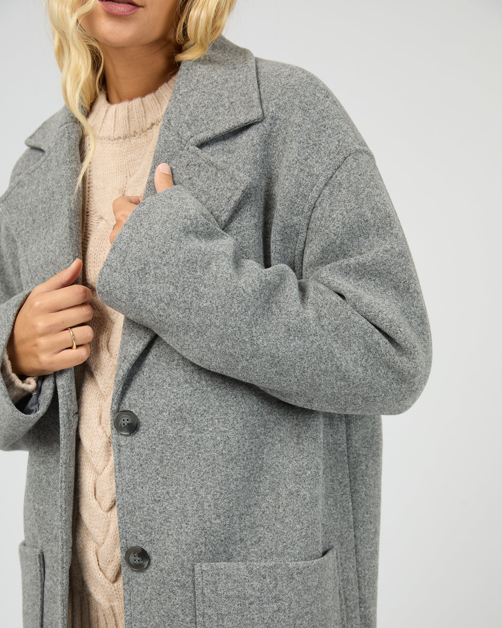 Long Island Coat Grey - Image 5