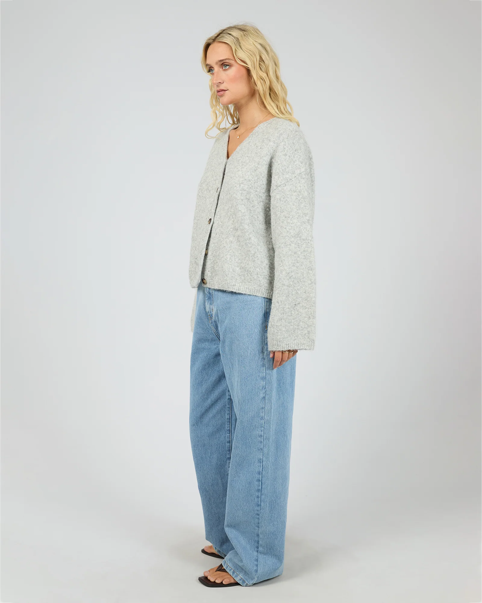Nova Cardigan Grey Marle - Image 6