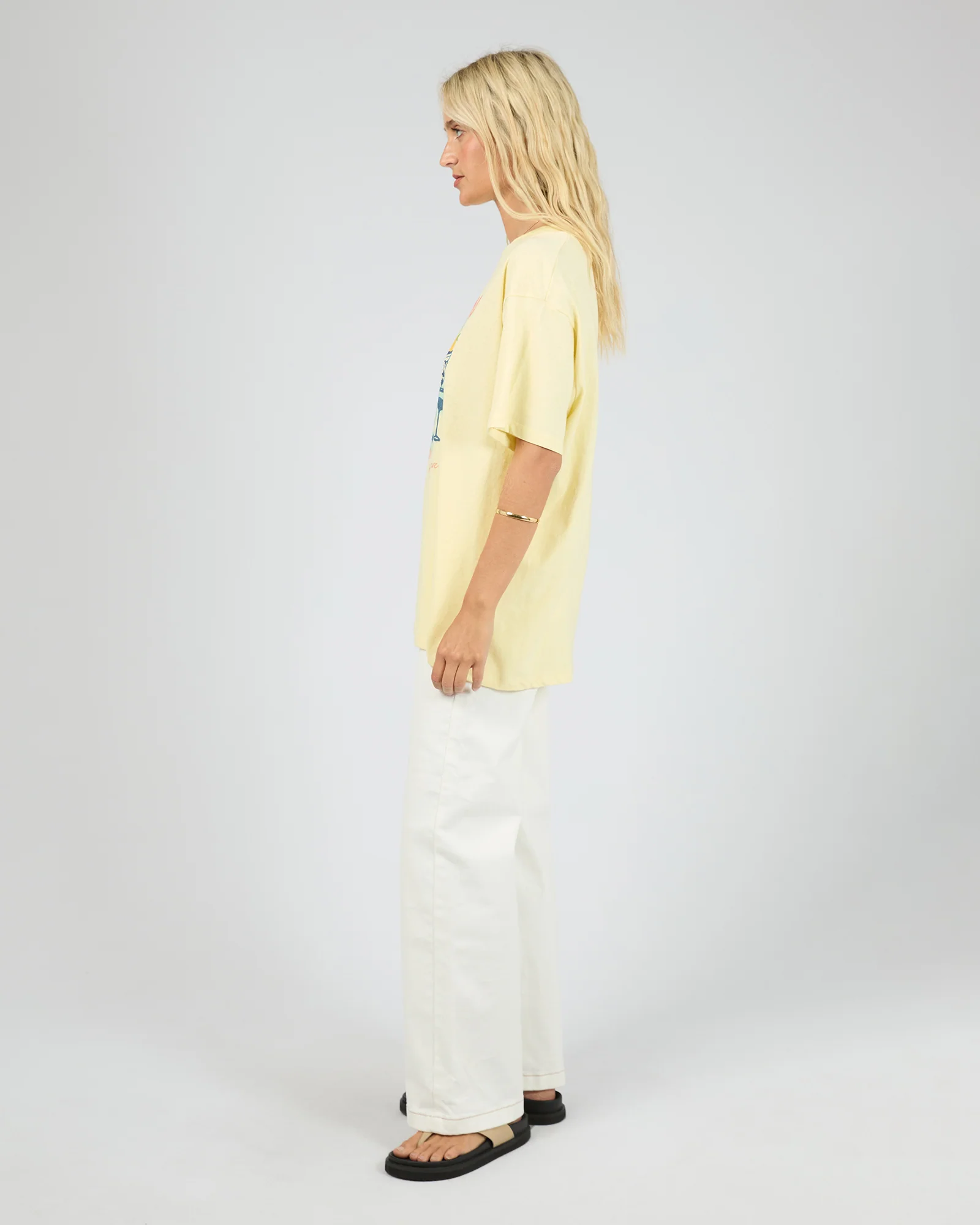 Palermo Relaxed Tee Yellow - Image 6