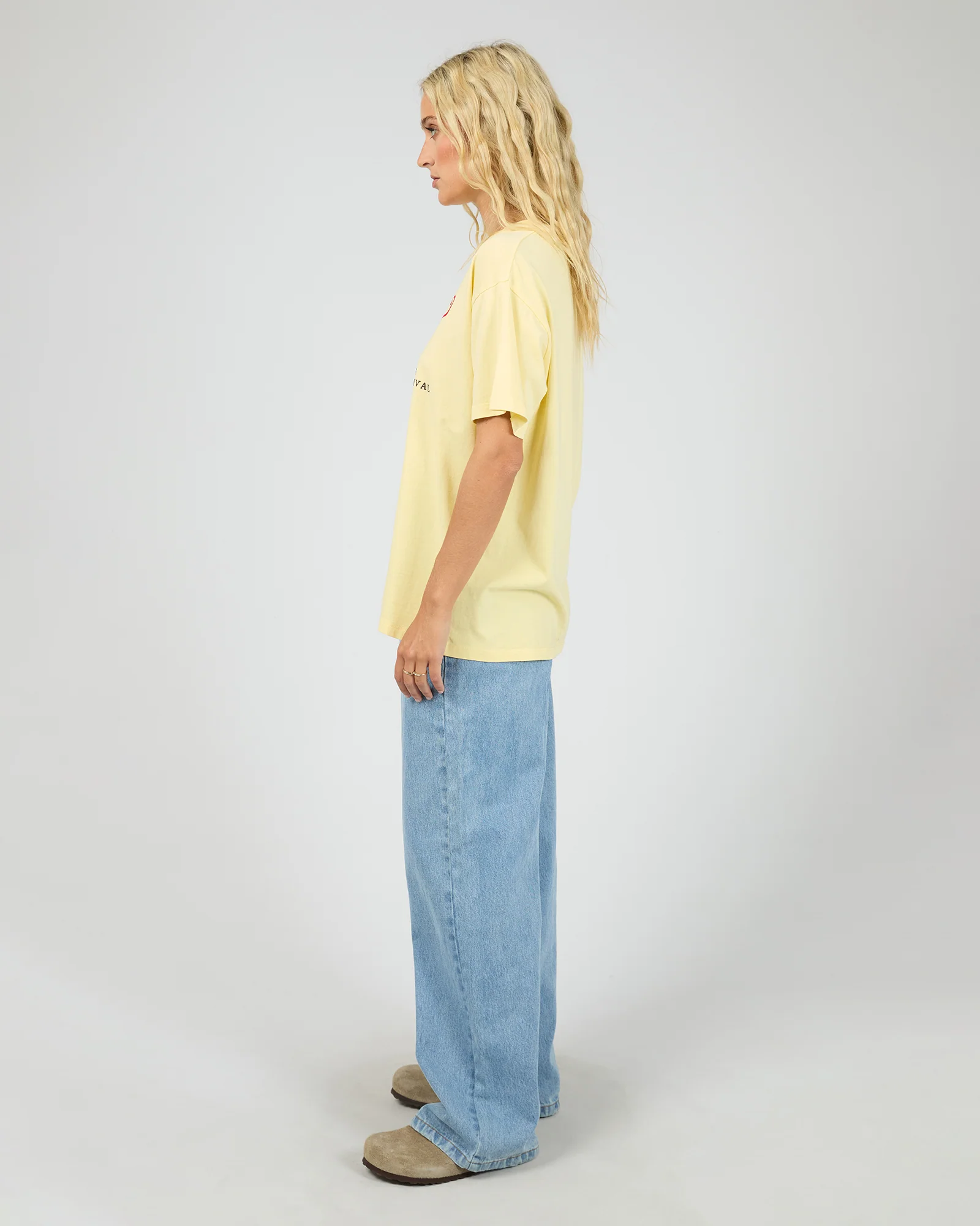 Pippa Relaxed Tee Yellow - Image 7