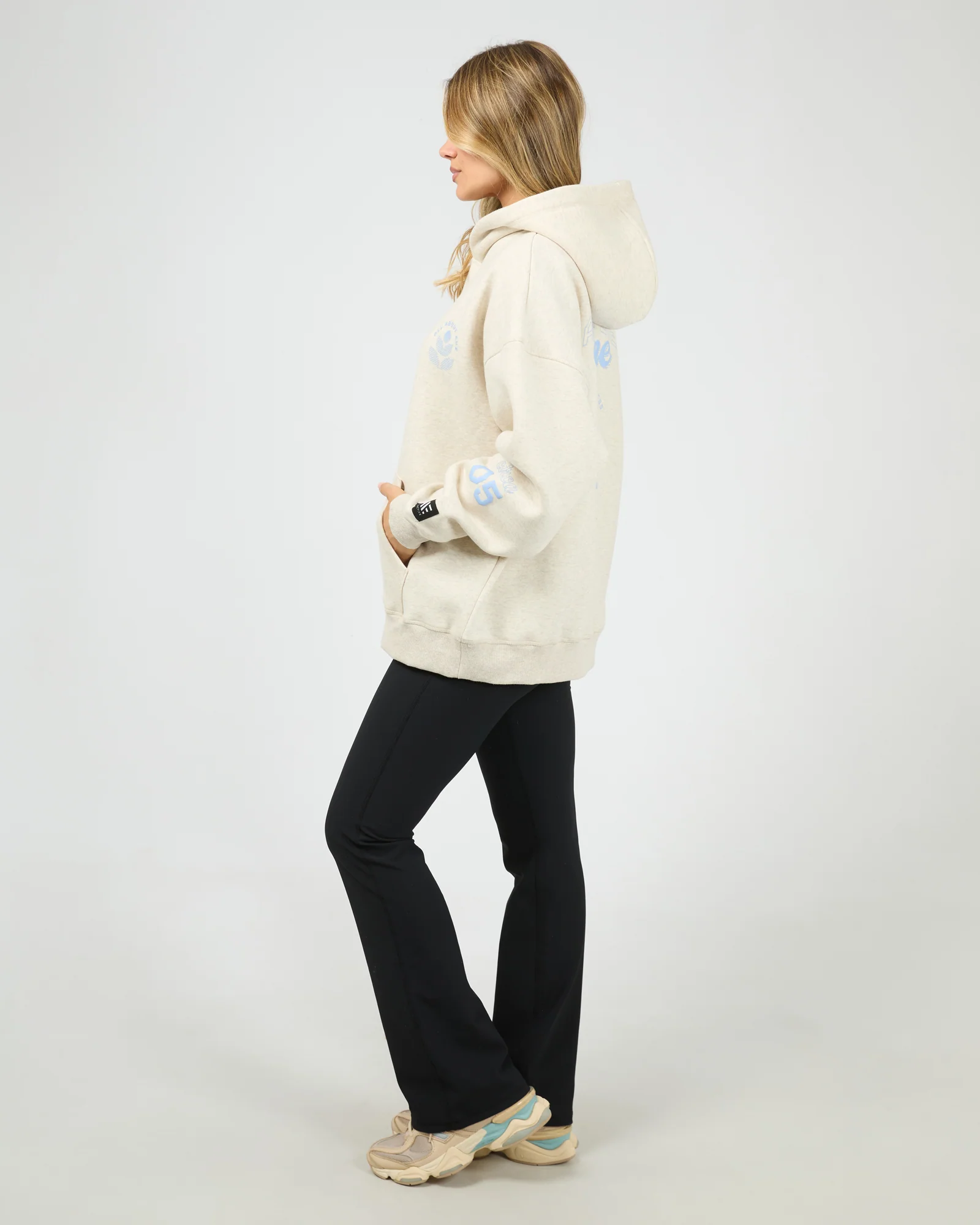 Serene Relaxed Hoodie Oat - Image 6