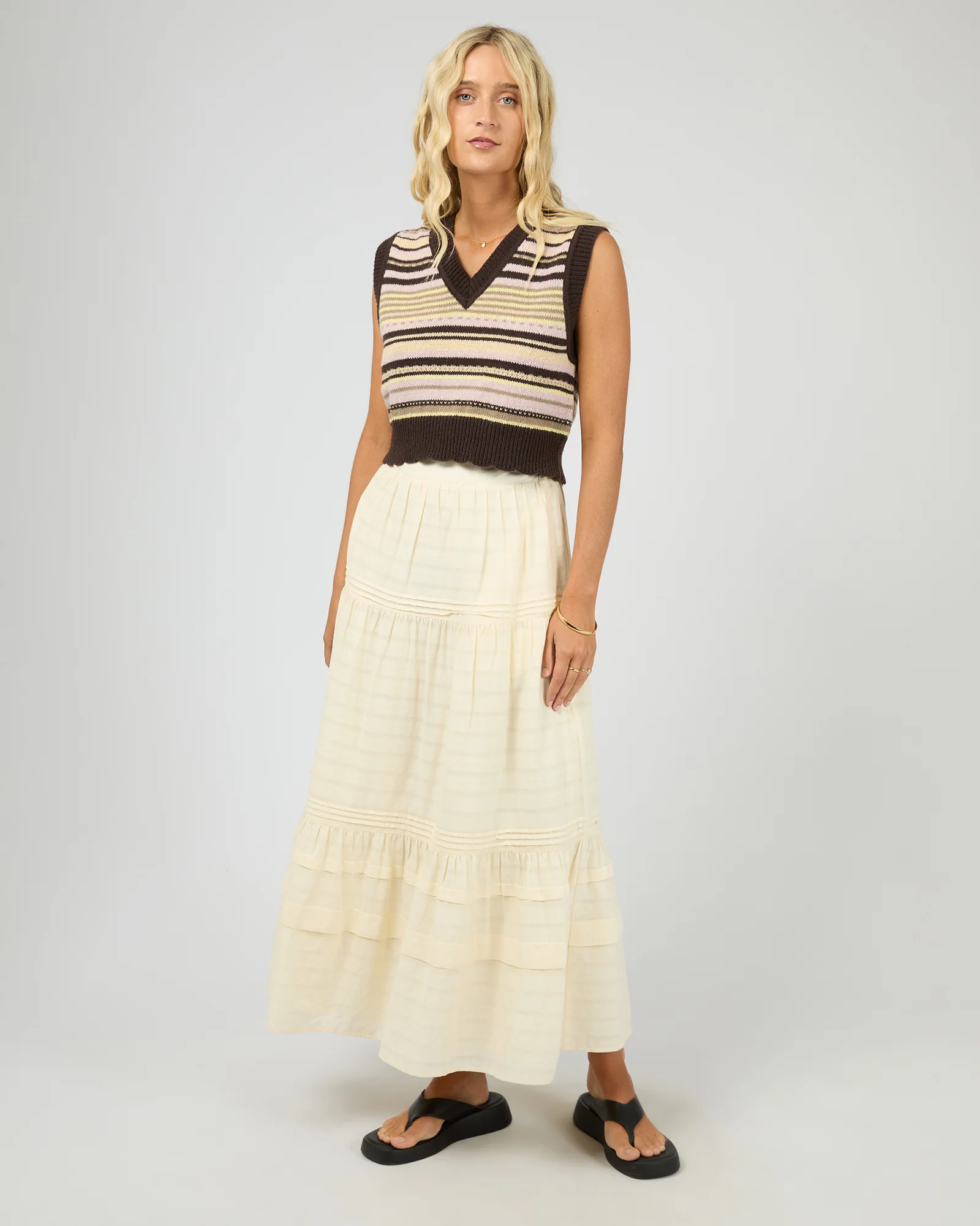 Shayan Maxi Skirt Yellow - Image 2