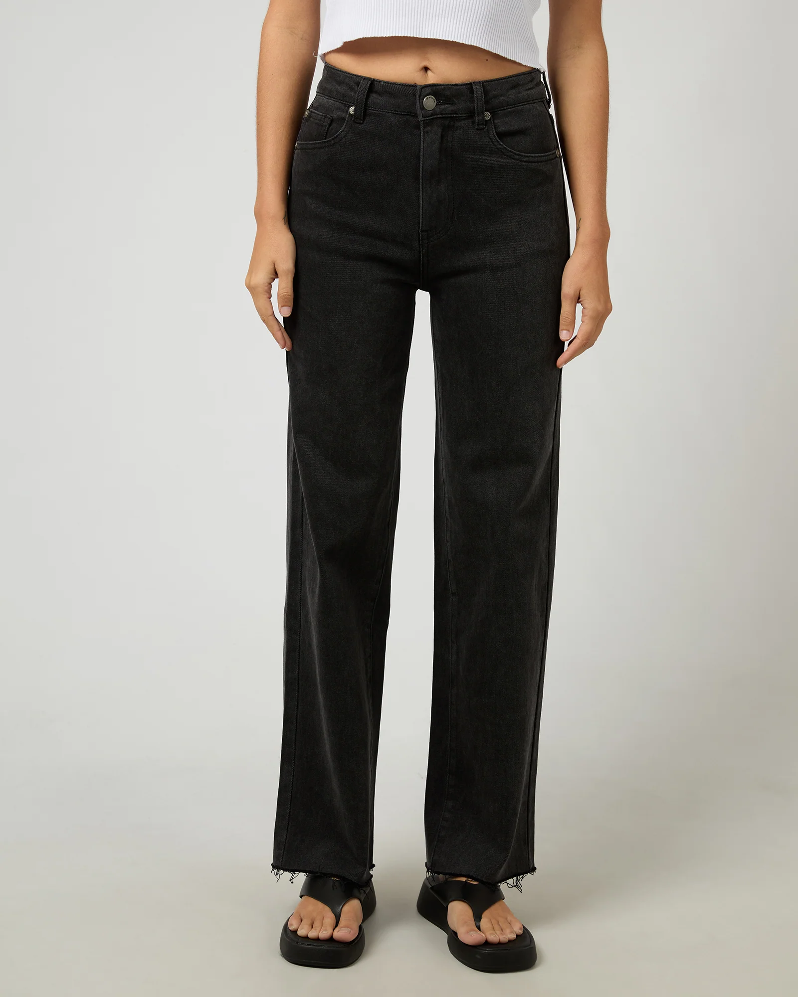 Skye Comfort Jean Washed Black - Image 3