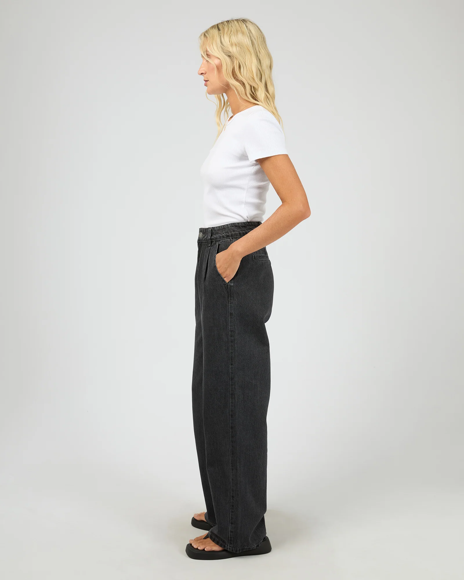 Stevie Denim Jean Coal - Image 7